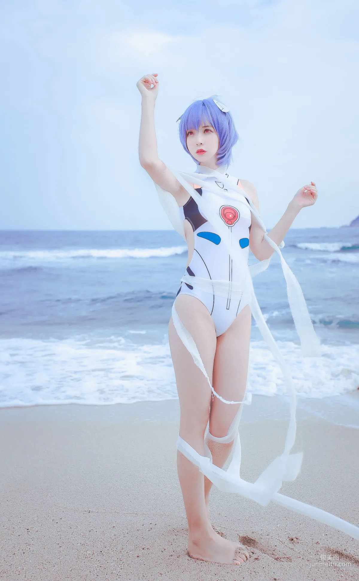 疯猫ss《泳装凌波女神》 [萝莉COS] 写真集2
