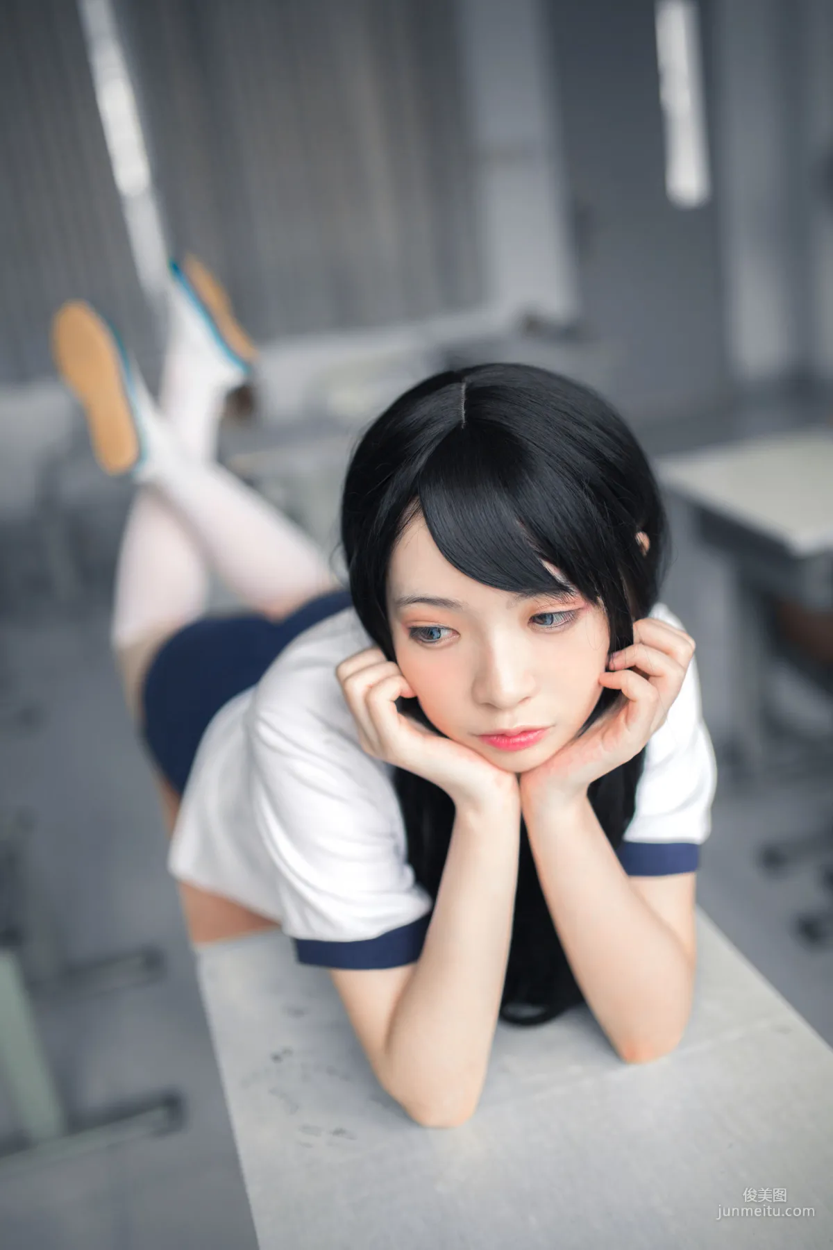 瘋貓ss《體操服白絲》 [蘿莉COS] 寫真集 24
