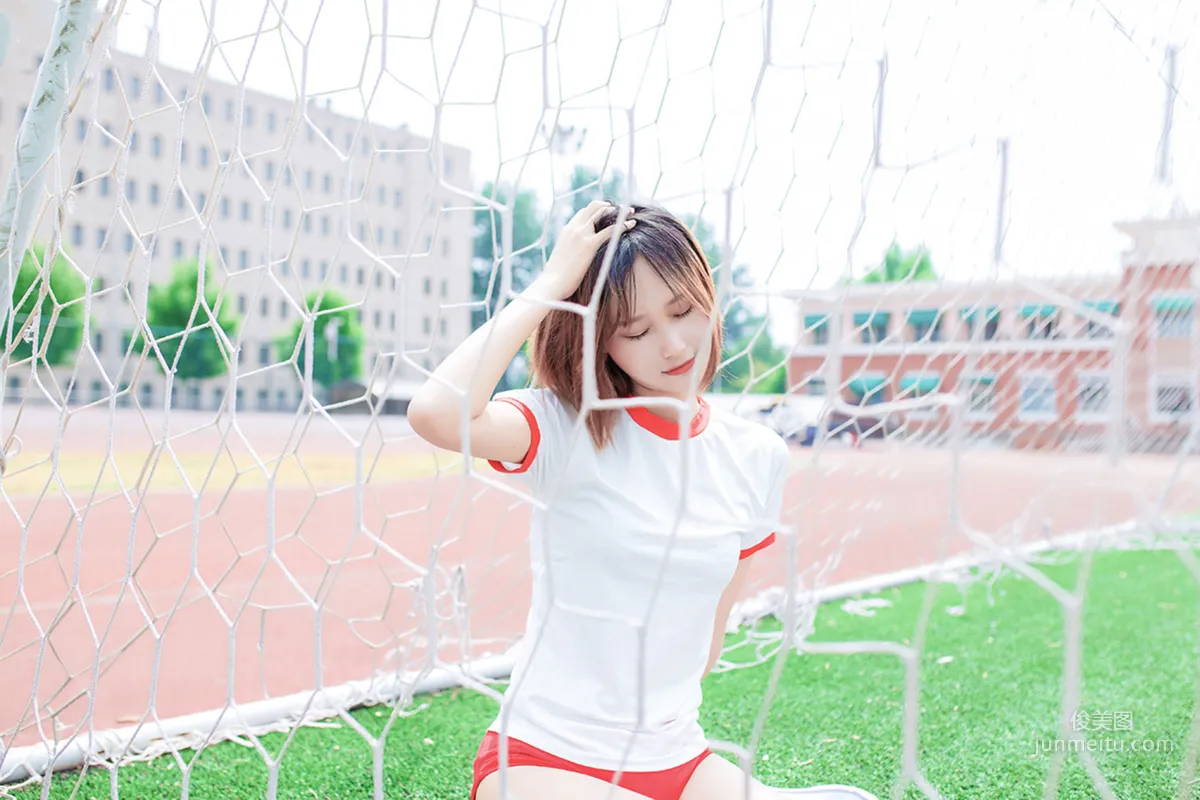 [风之领域] NO.132 体操服少女的过膝白丝 写真集40