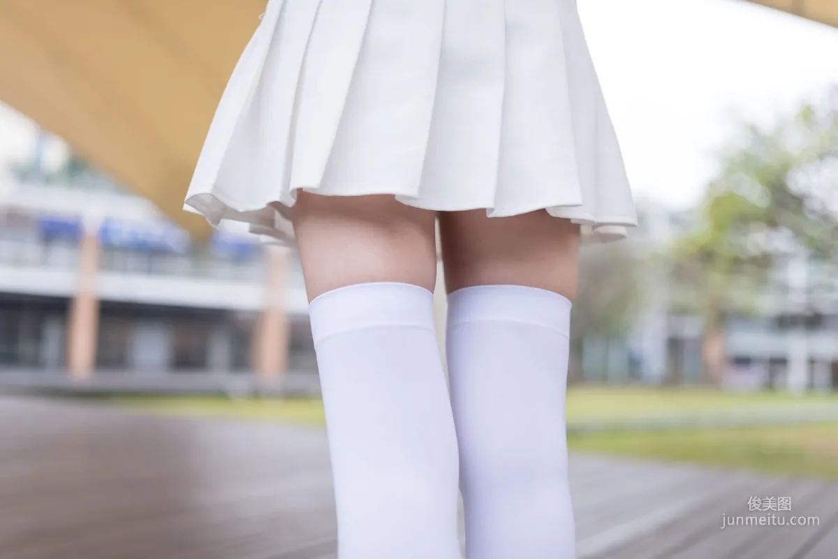 [风之领域] NO.001 白丝超短裙 写真集4