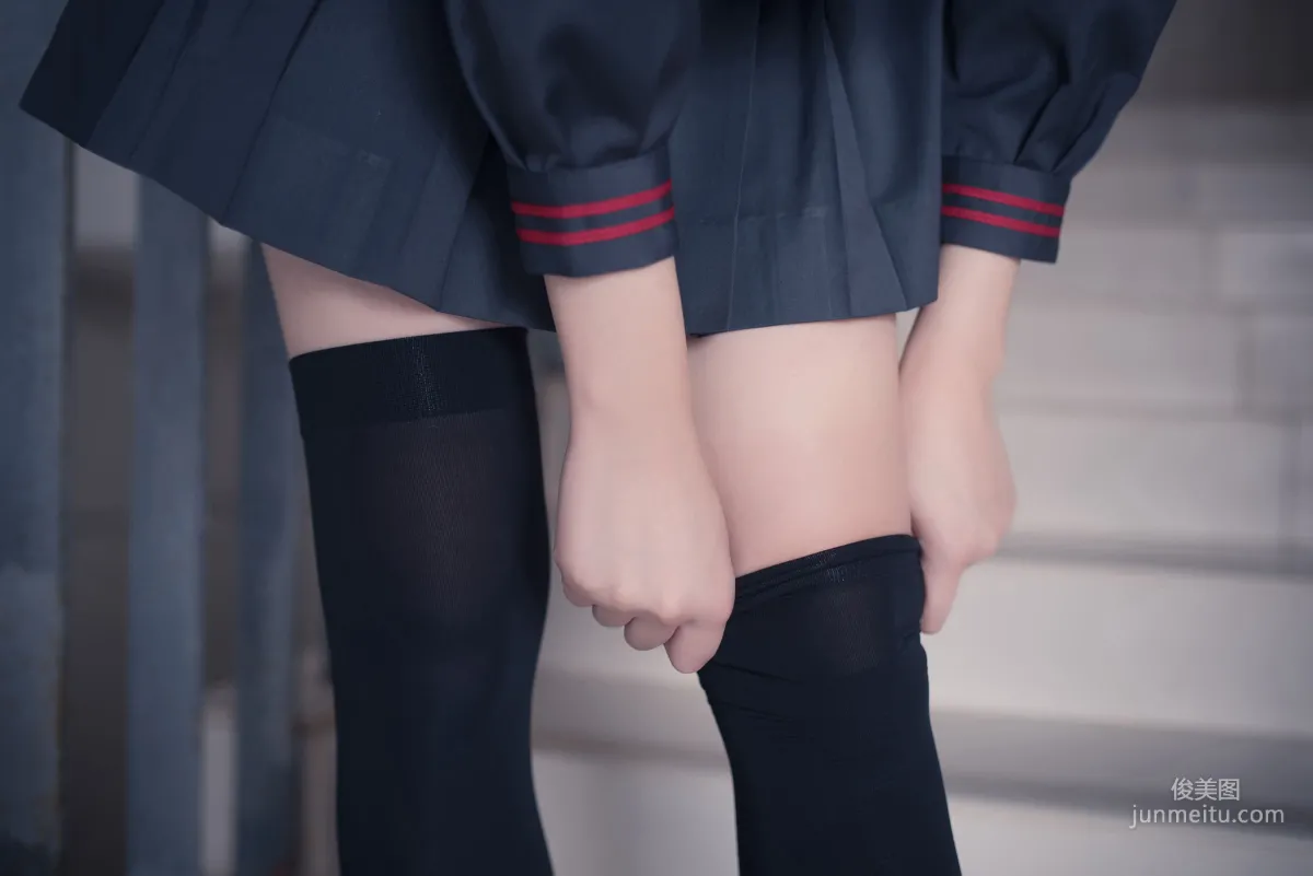 [风之领域] NO.120 超短情趣制服黑丝长腿2 写真集34