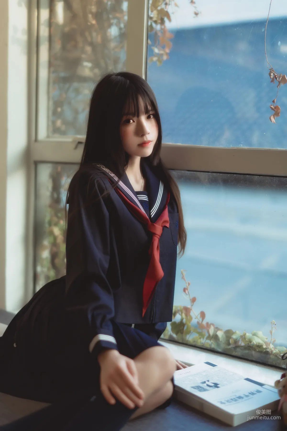 桜桃喵《(小少女)黑色水手服》 [蘿莉COS] 寫真集 30