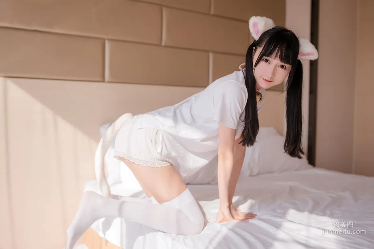 [风之领域] NO.129 猫系白丝少女 写真集39