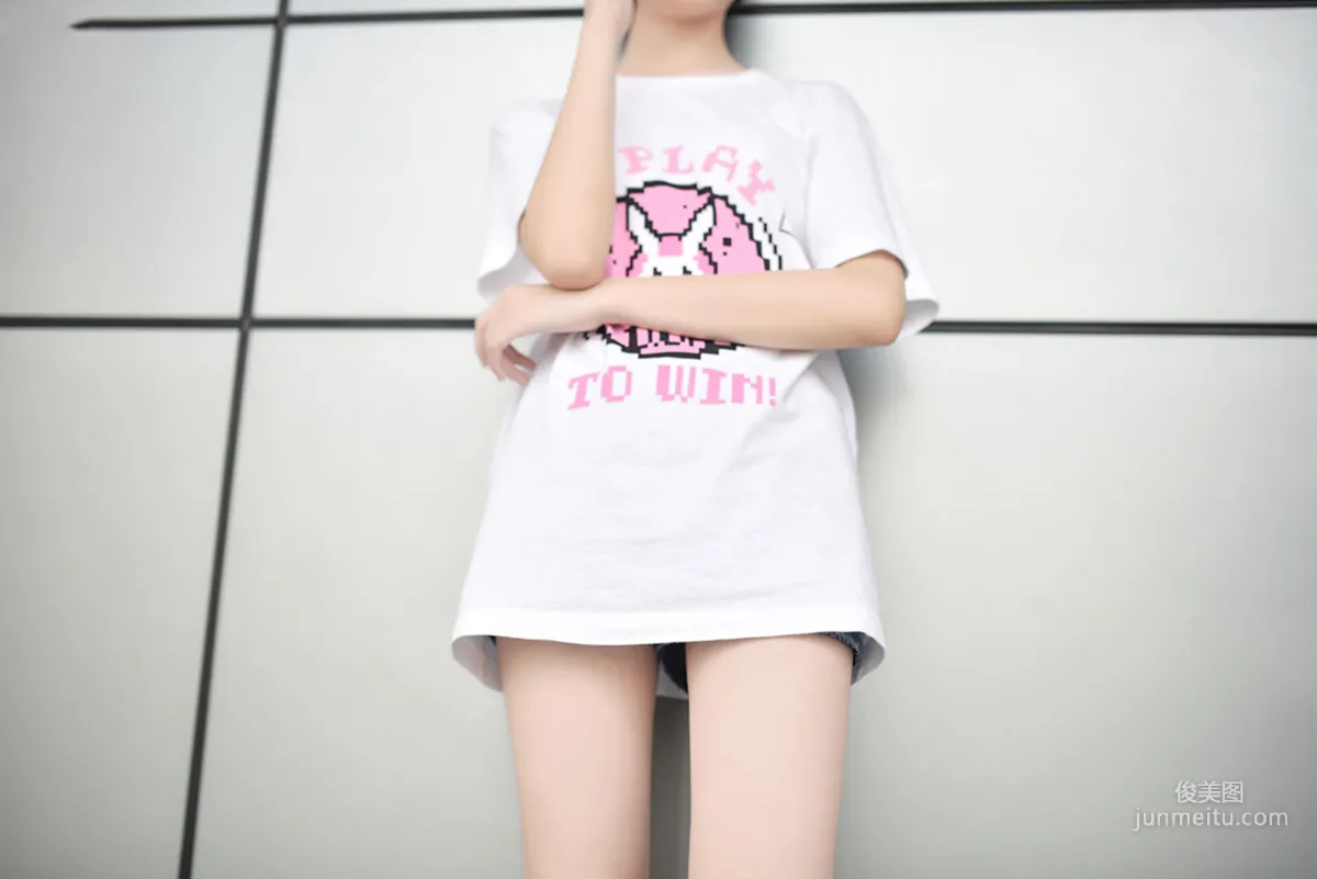 [风之领域] NO.100 眼镜妹妹超短牛仔美腿 写真集10