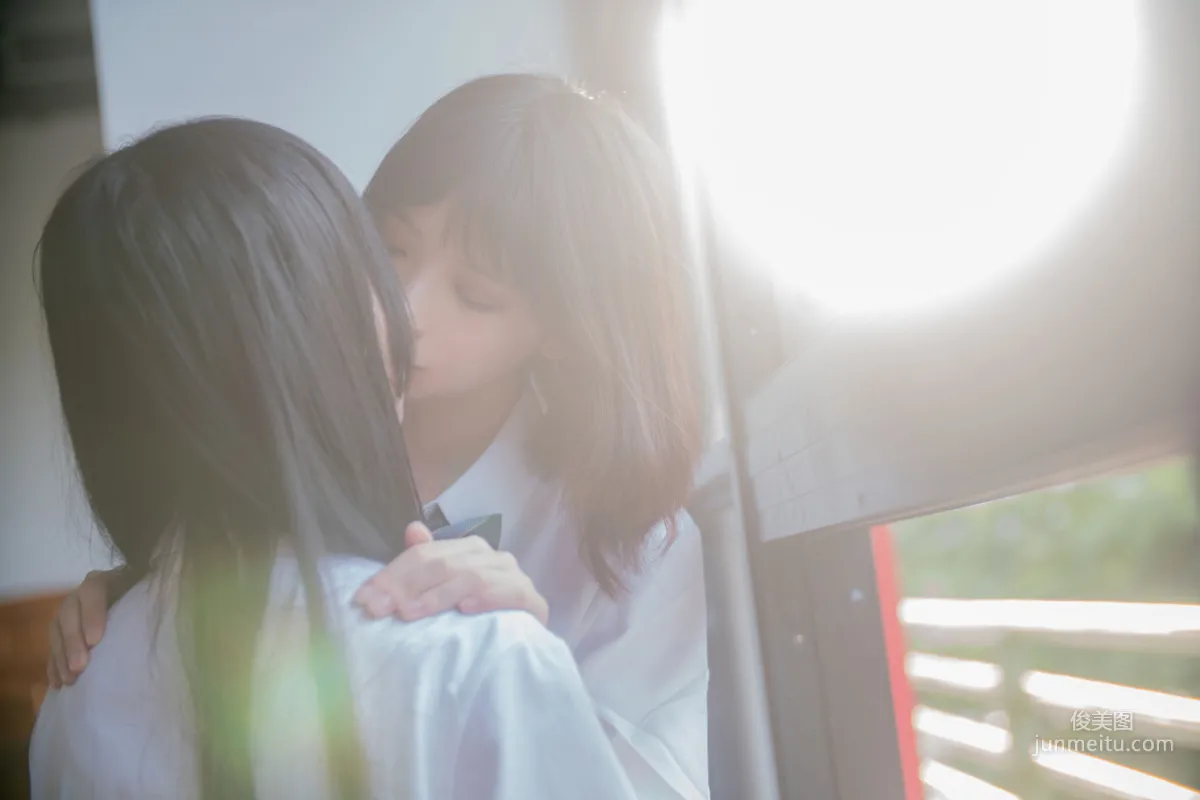 桜桃喵&疯猫ss《JK百合》 [萝莉COS] 写真集10