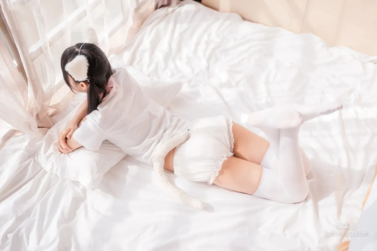 [风之领域] NO.129 猫系白丝少女 写真集13