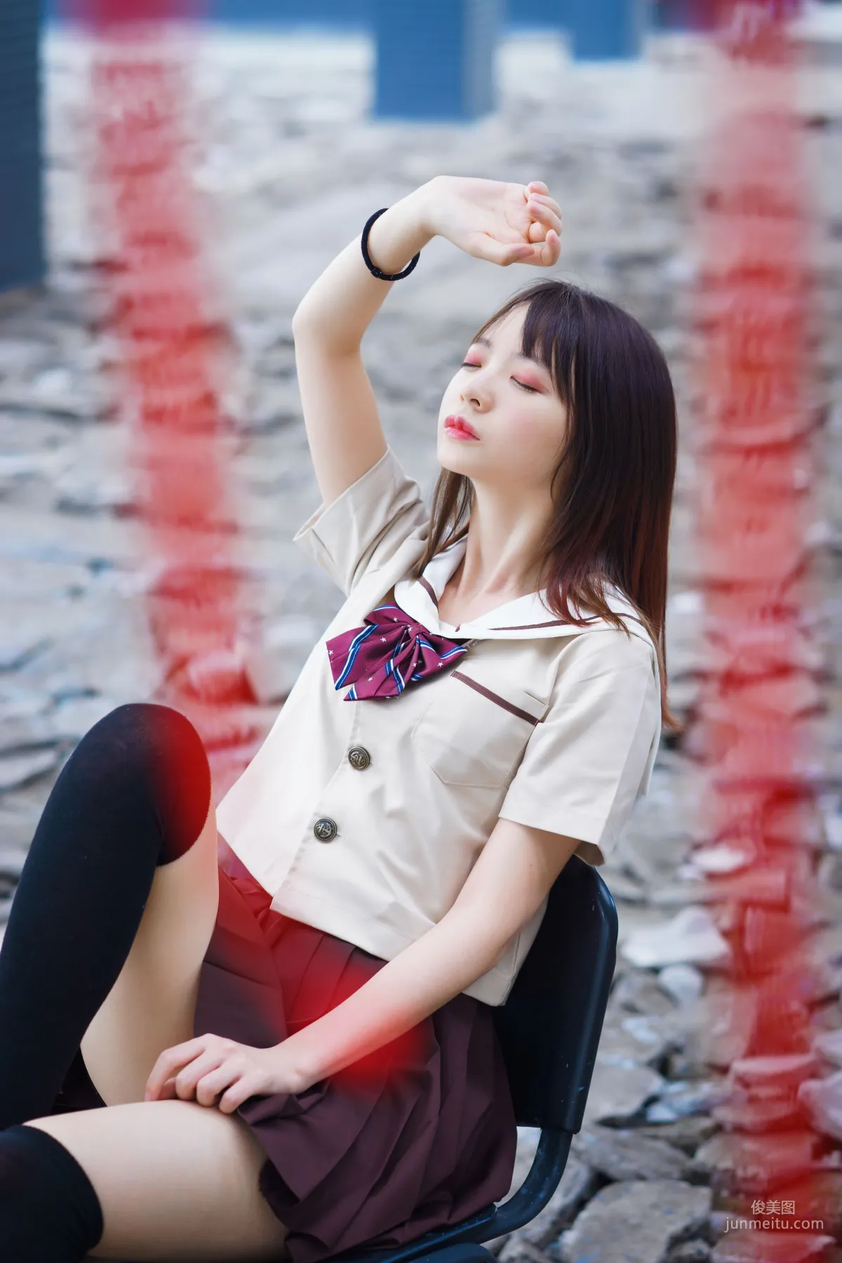 瘋貓ss《絲襪狂想曲(傘)》 [蘿莉COS] 寫真集 8