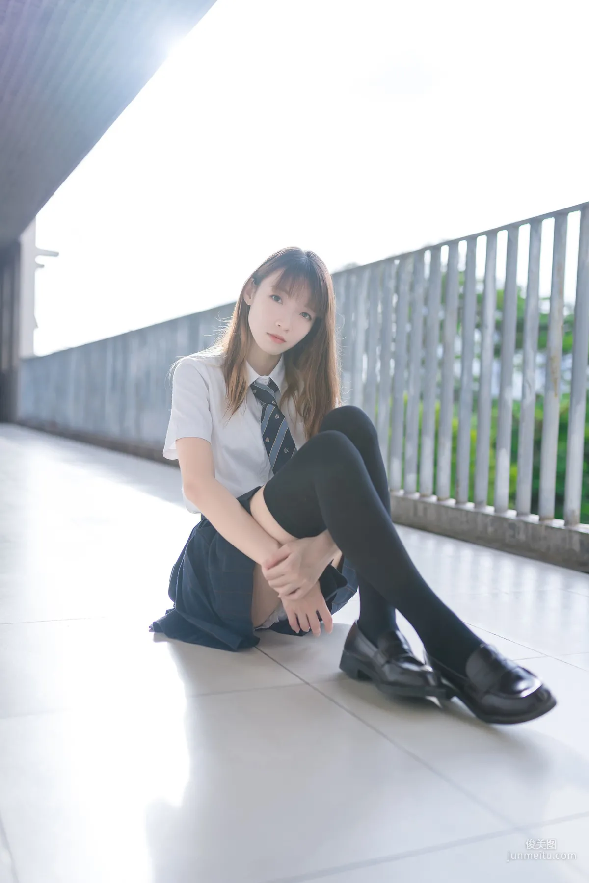 [风之领域] NO.070 午后阳光下的黑丝学妹 写真集14