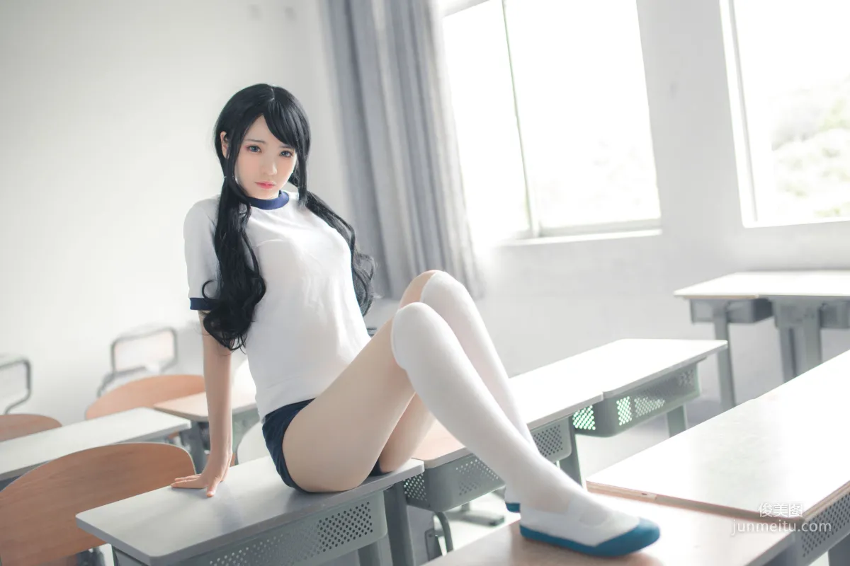 瘋貓ss《體操服白絲》 [蘿莉COS] 寫真集 15