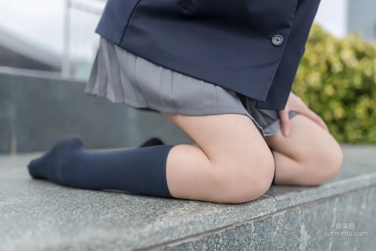 [Fengzhi Lingyu] NO.022 Schoolgirl Outdoor Black Stockings 2 Photo Set photo 25