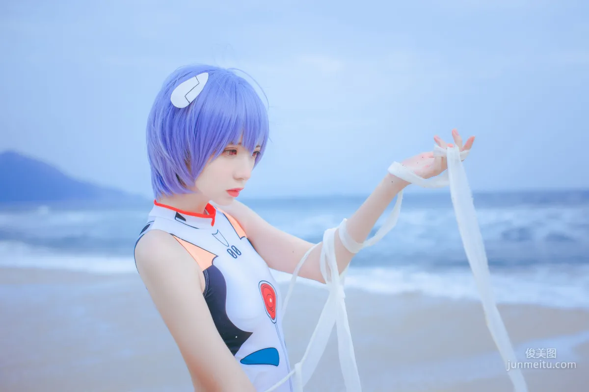 疯猫ss《泳装凌波女神》 [萝莉COS] 写真集29