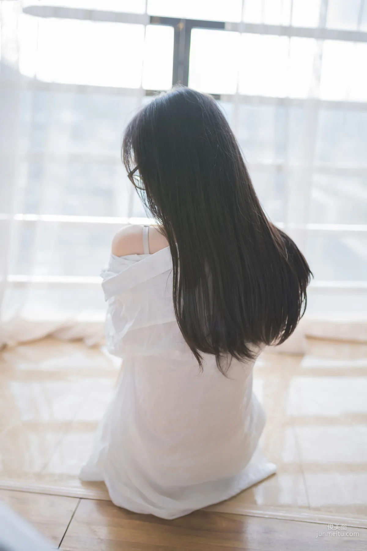 [风之领域] NO.099 素雅无丝少女也性感 写真集12