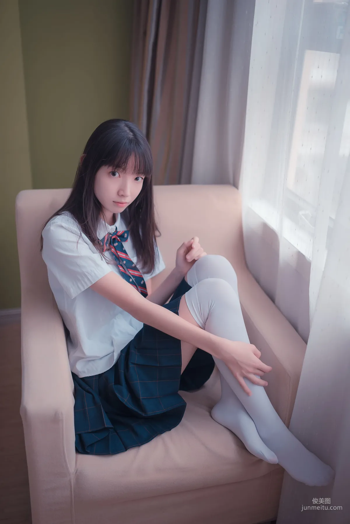 [風之領域] NO.004 鄰家白絲清新女孩 寫真集 33