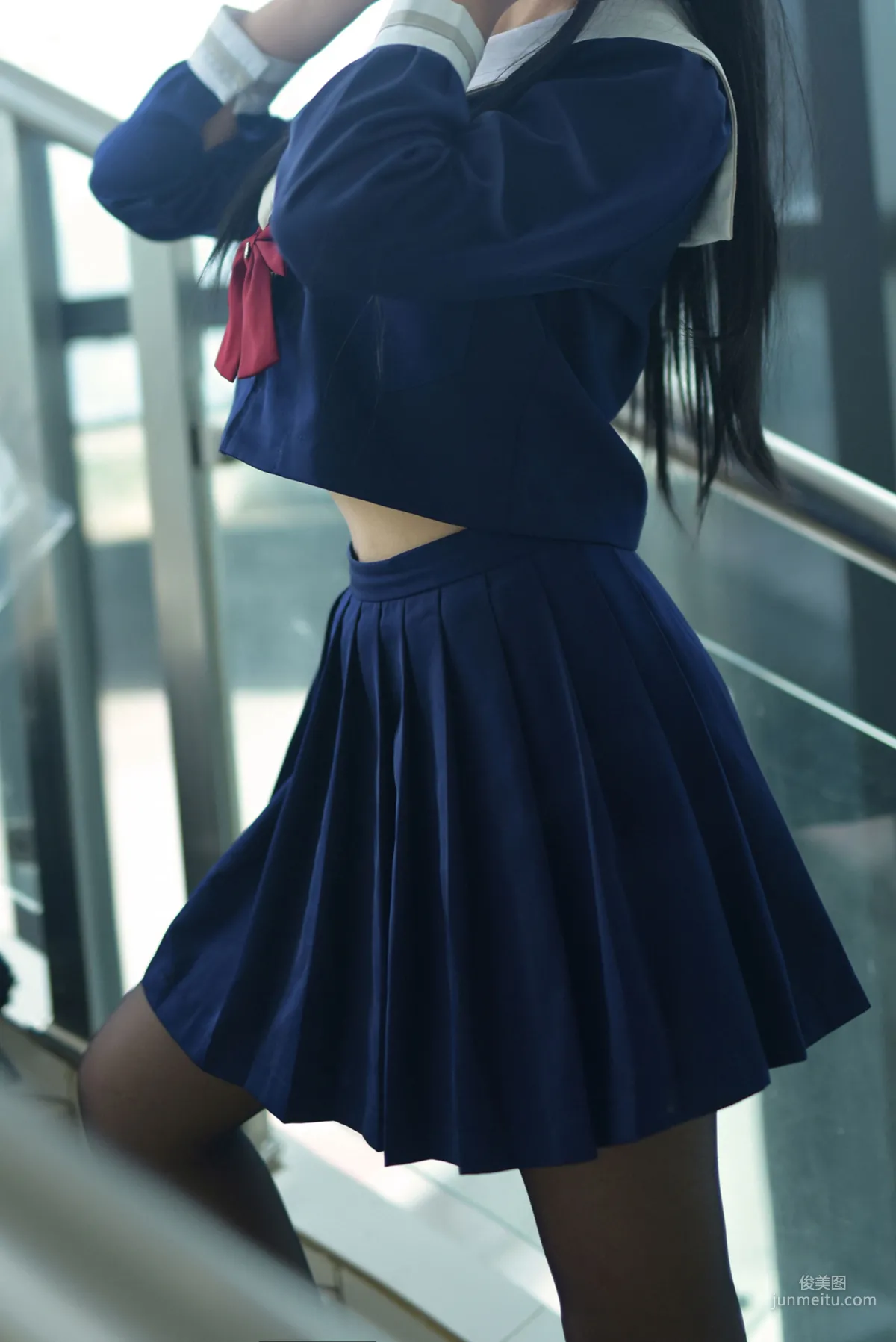 [风之领域] NO.118 JK黑丝美丽胴体 写真集48