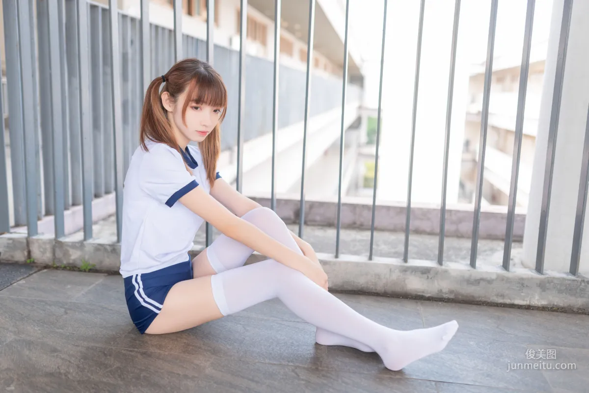 [风之领域] NO.045 清新体操服白丝女孩 写真集33