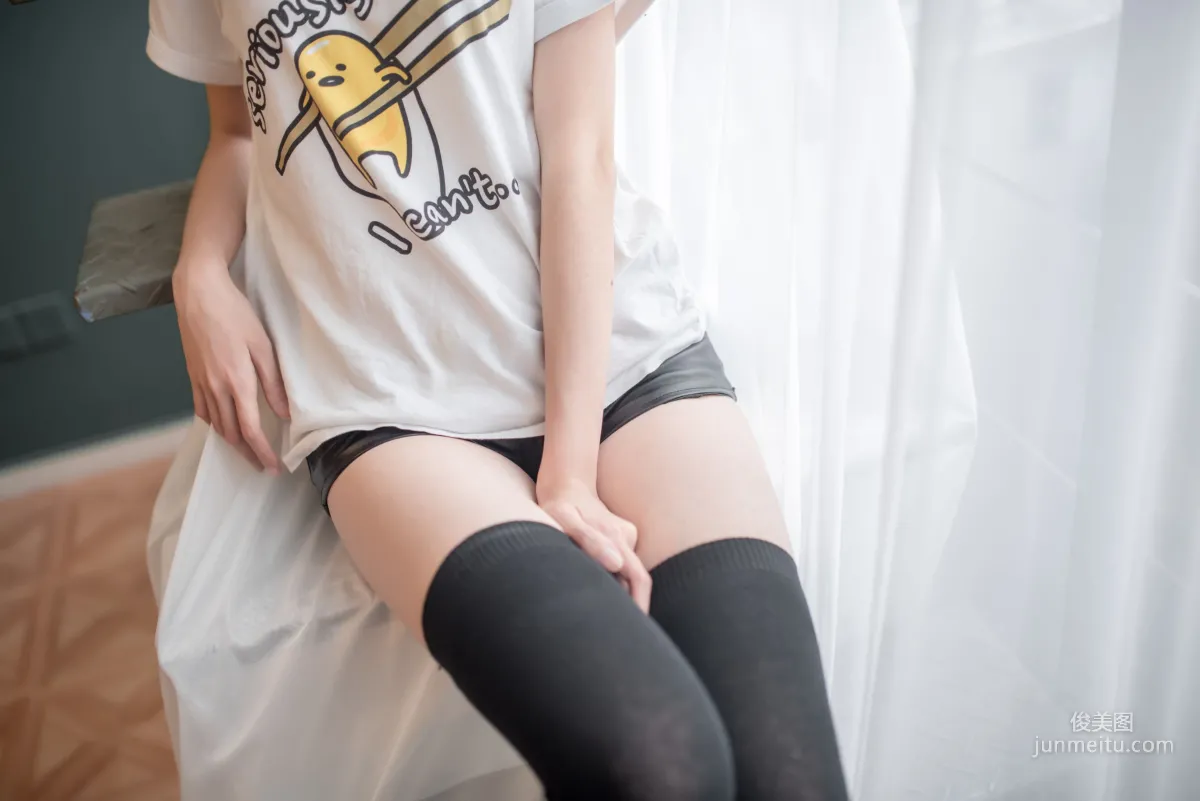 [Fengzhi Lingyu] NO.037 Black Stockings and Leather Pants Photo Set photo 10