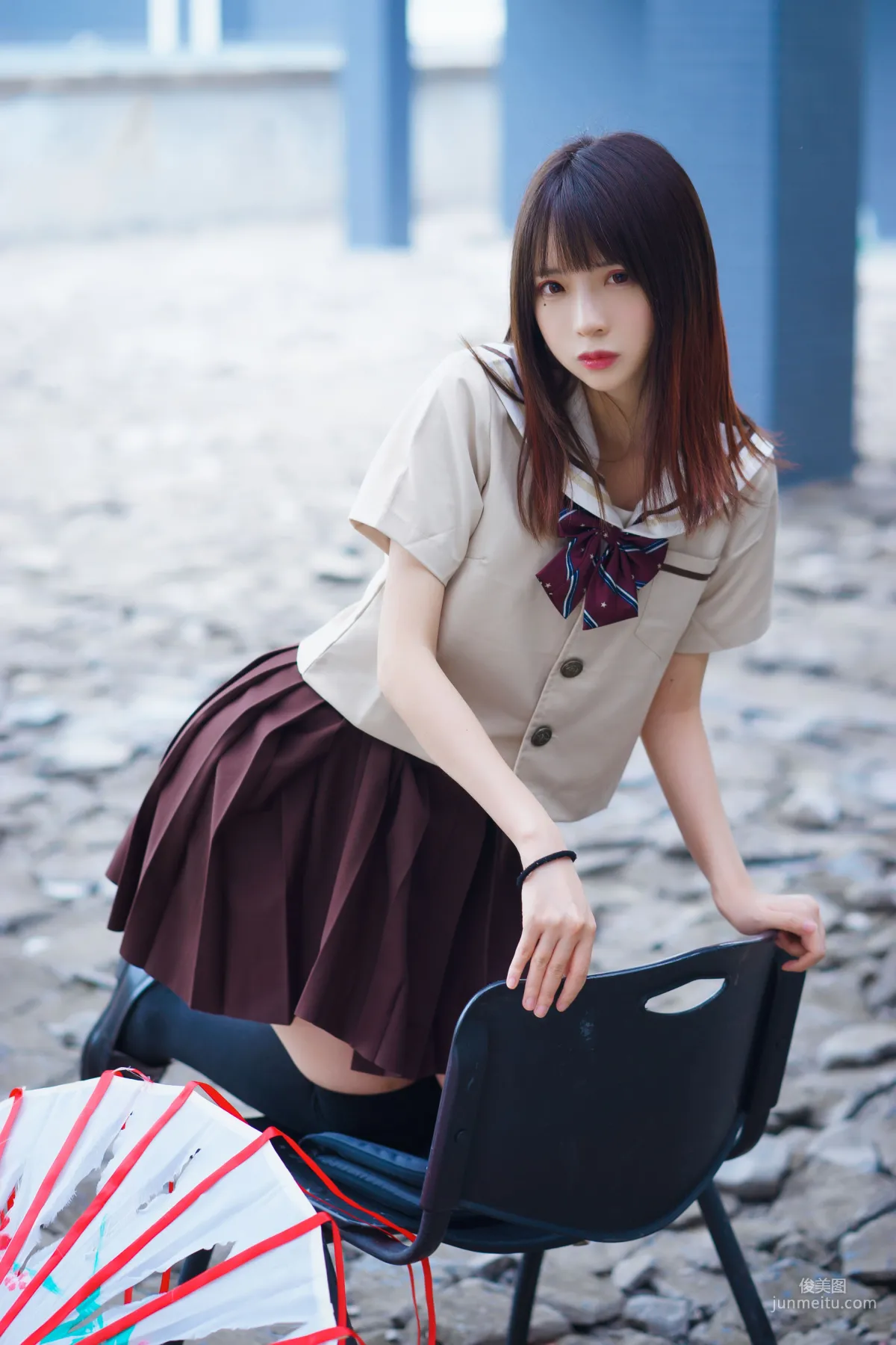 瘋貓ss《絲襪狂想曲(傘)》 [蘿莉COS] 寫真集 6