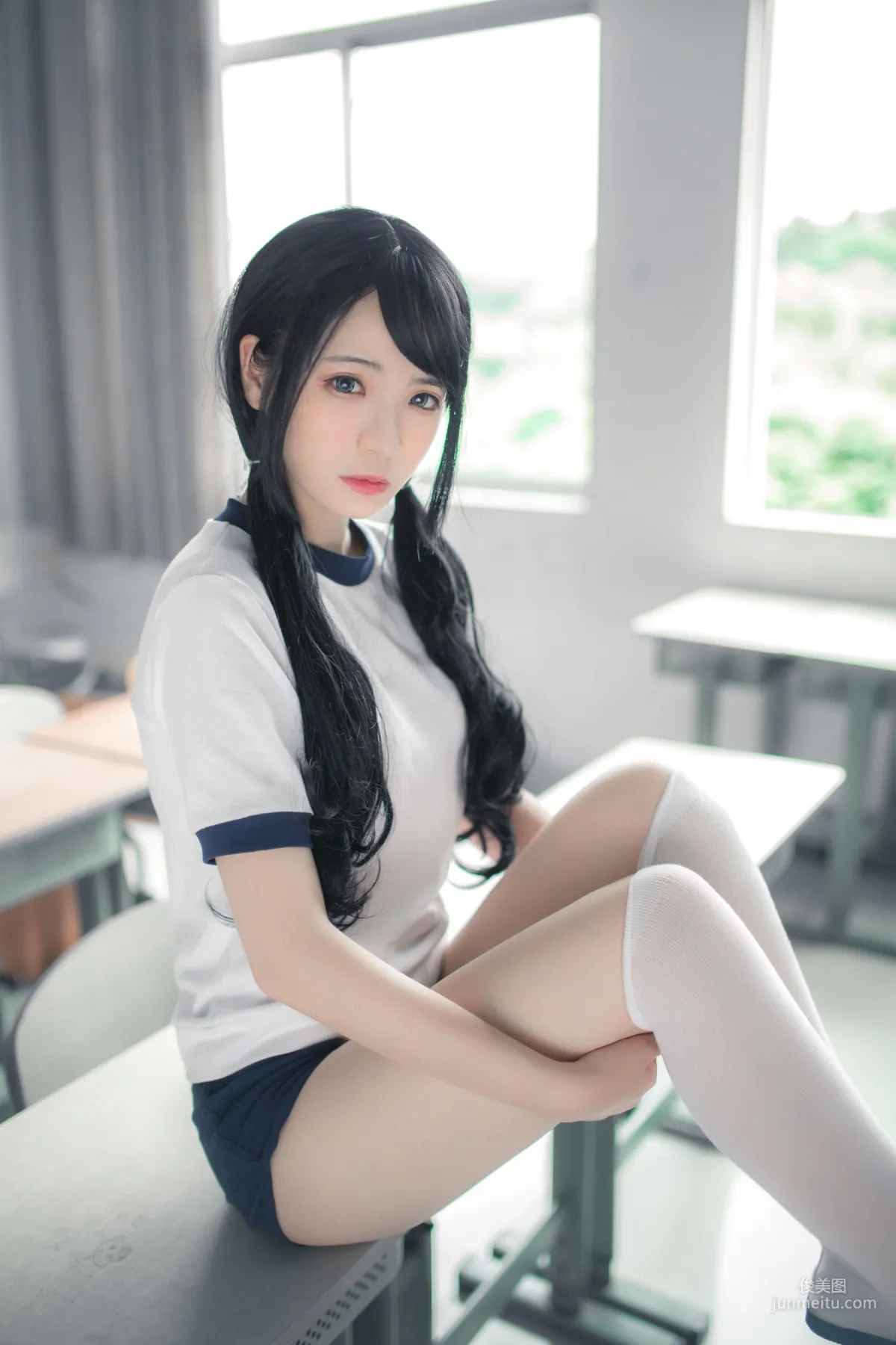 瘋貓ss《體操服白絲》 [蘿莉COS] 寫真集 16