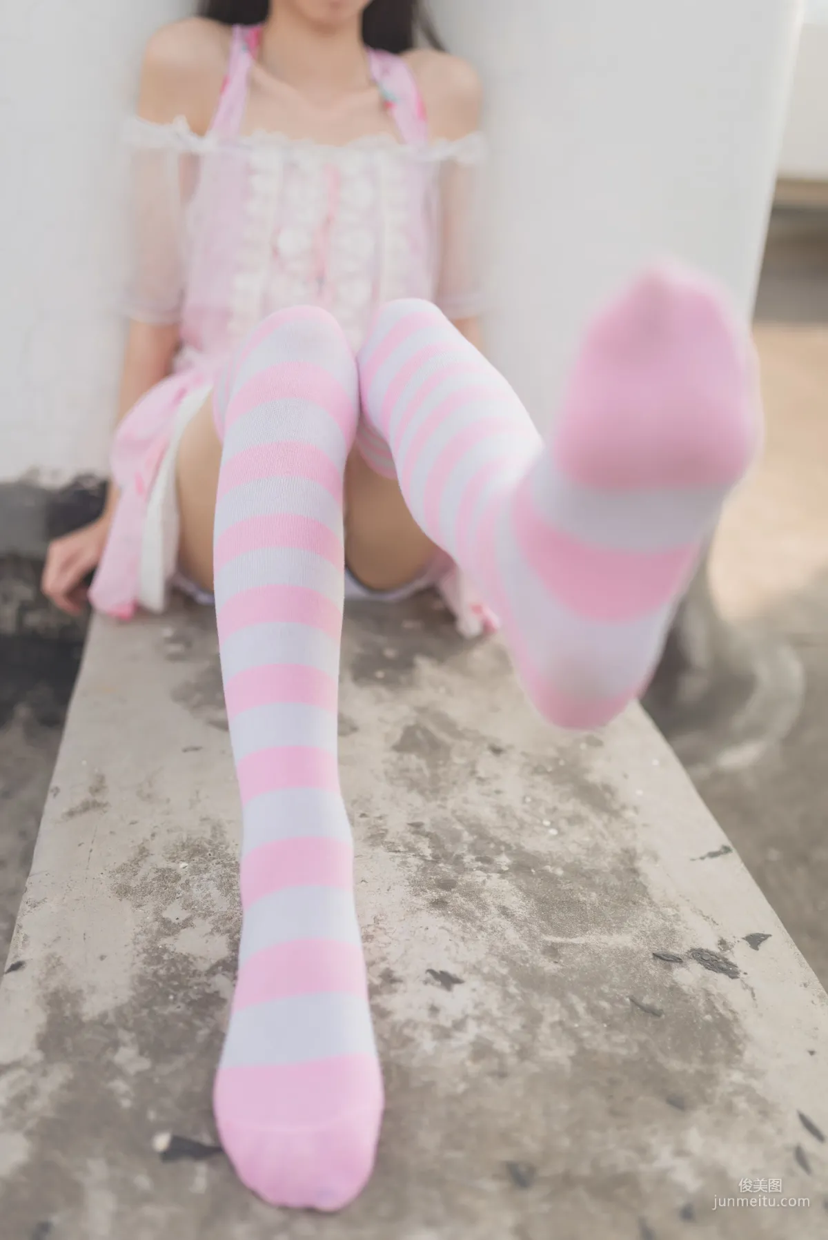 [风之领域] NO.035 粉嫩条纹小可爱 写真集22