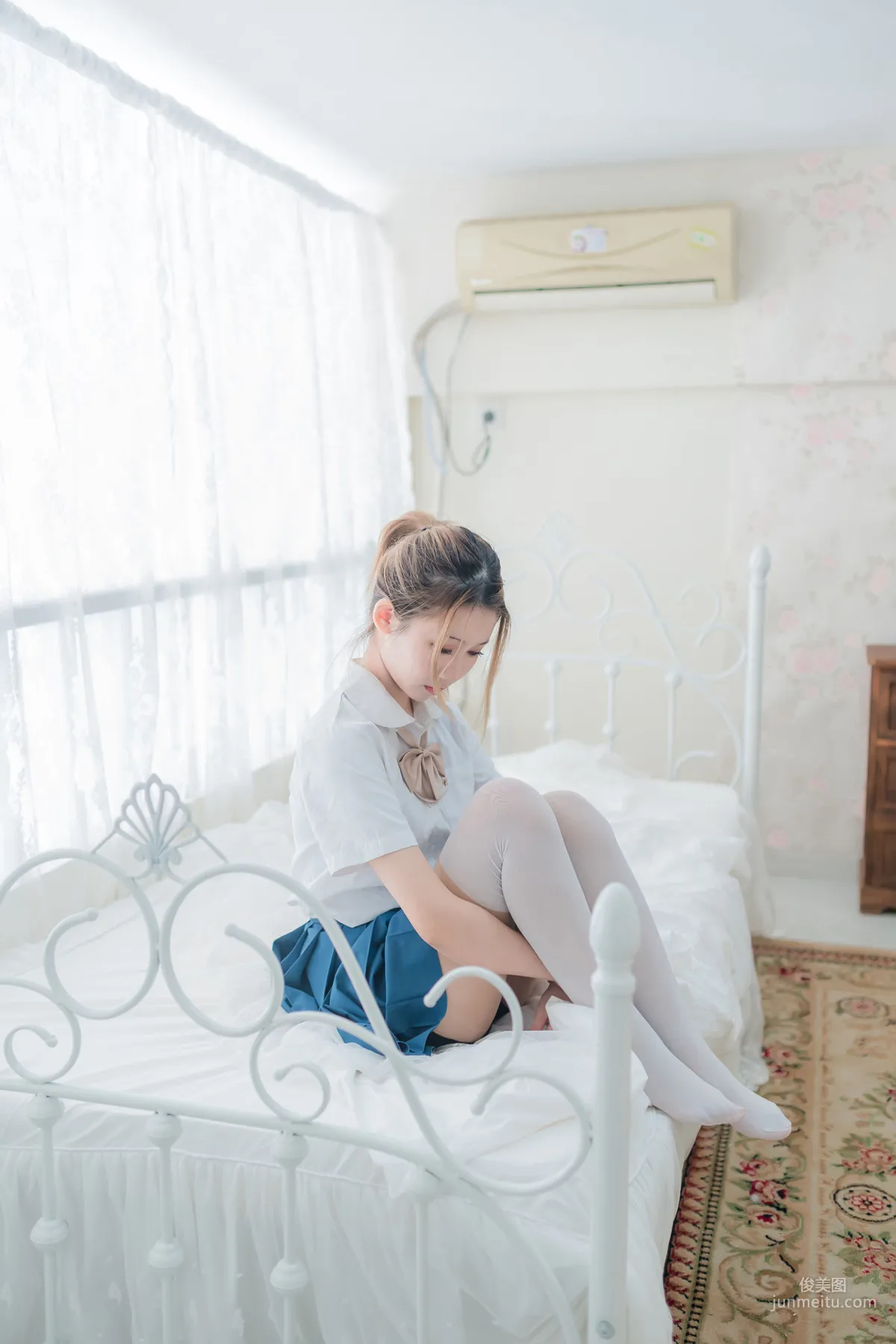 [风之领域] NO.075 午后阳光下的白丝学妹 写真集11