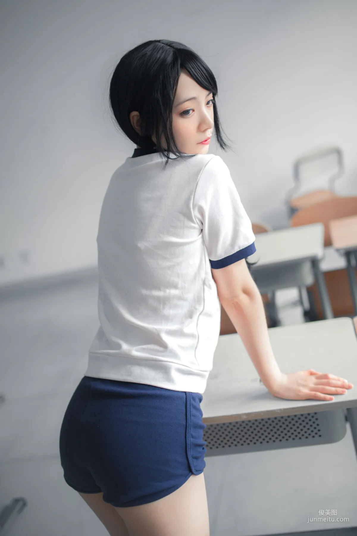 瘋貓ss《體操服白絲》 [蘿莉COS] 寫真集 20