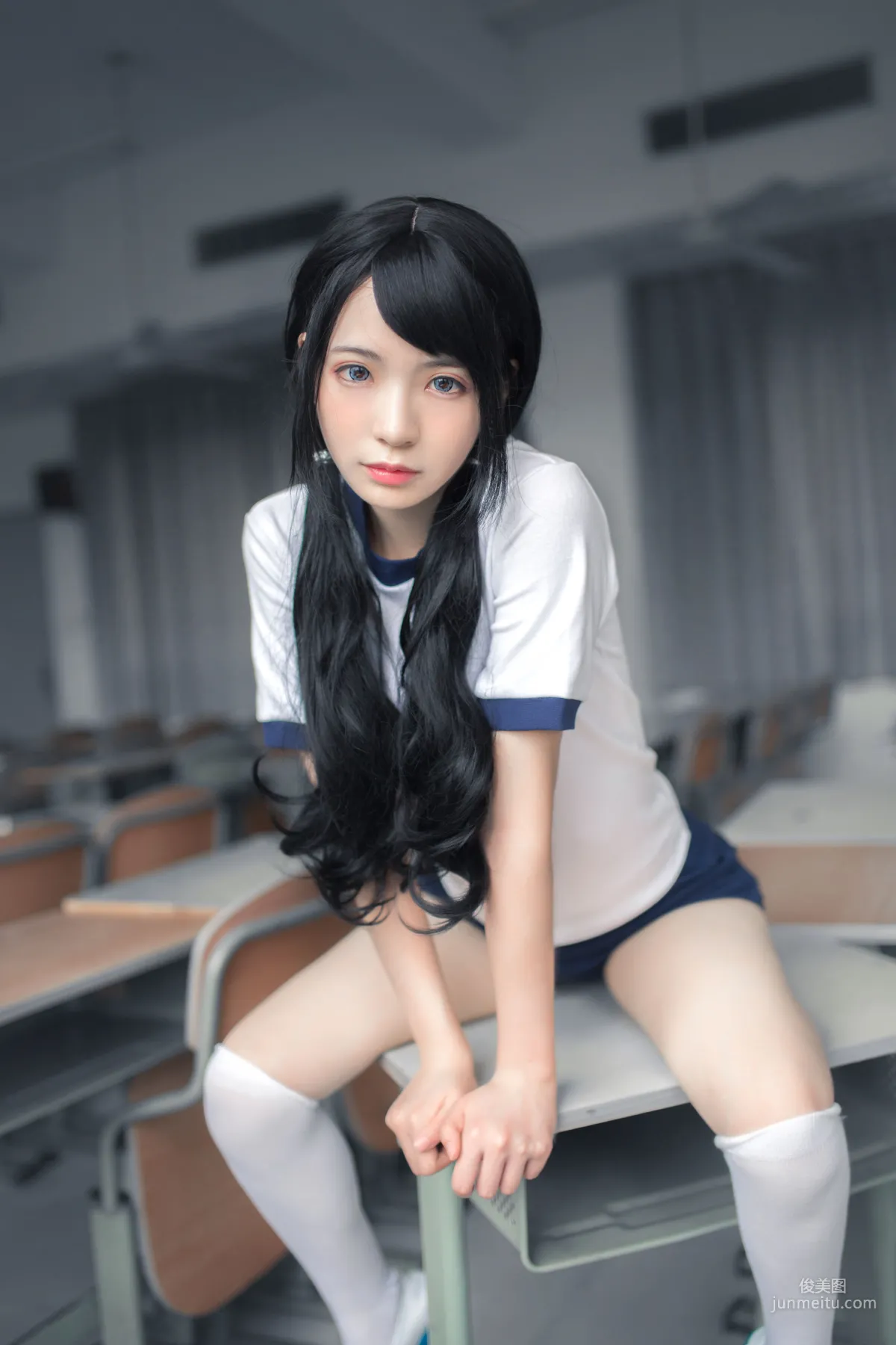 瘋貓ss《體操服白絲》 [蘿莉COS] 寫真集 12
