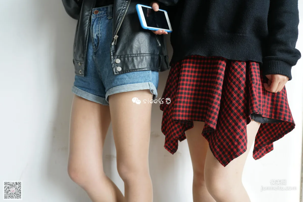 [SIEE] No.283 Jing Jing & Su Su, Besties' Thin Stockings Photo Set photo 12