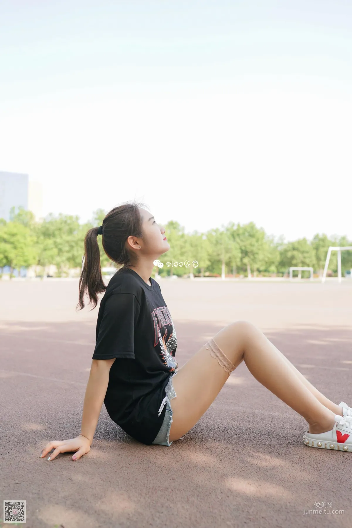 [丝意SIEE] No.299 晶晶 《操场的故事》 写真集12