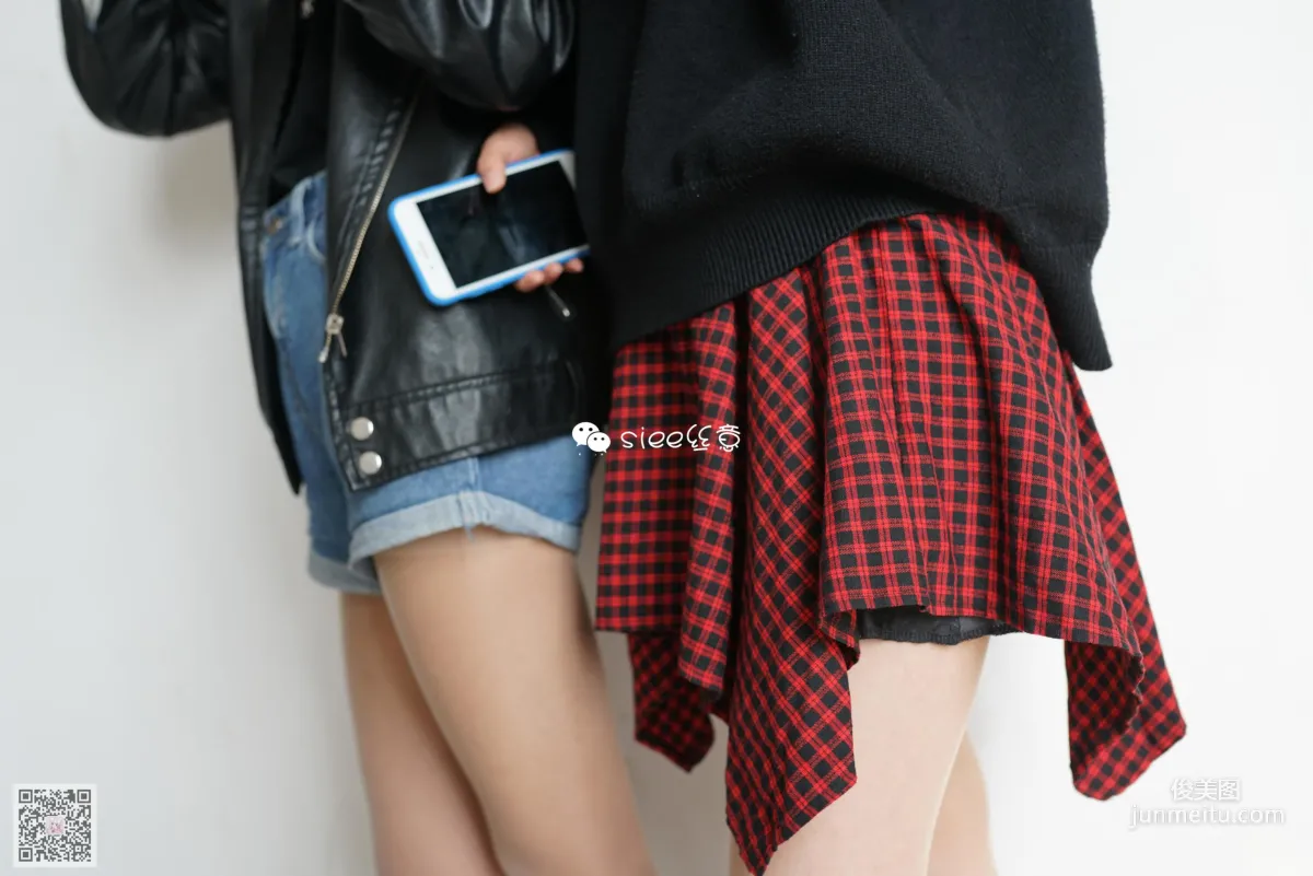 [SIEE] No.283 Jing Jing & Su Su, Besties' Thin Stockings Photo Set photo 49