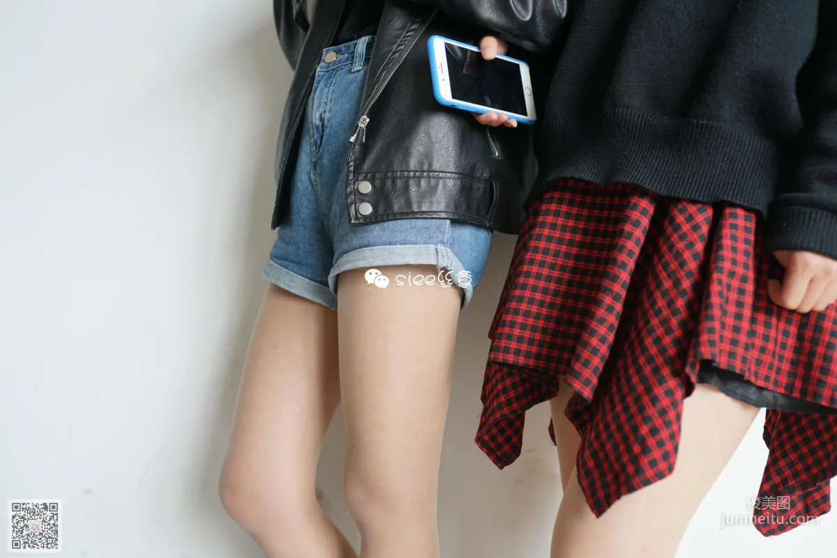 [SIEE] No.283 Jing Jing & Su Su, Besties' Thin Stockings Photo Set photo 34