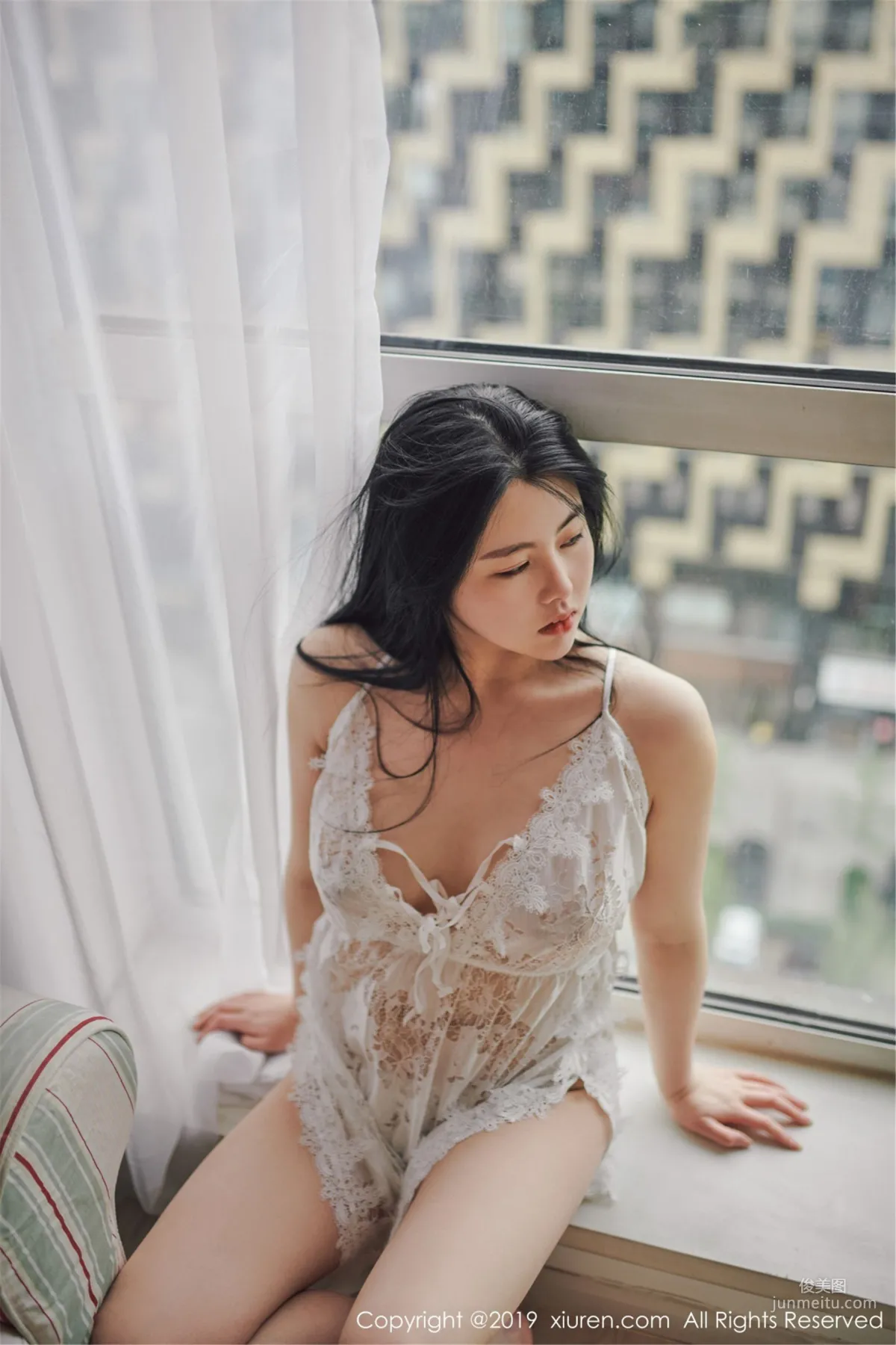 Na Lu, Hollow-Out Lingerie + Nurse Uniform Roleplay [XiuRen] No.1468 Photo Set photo 18