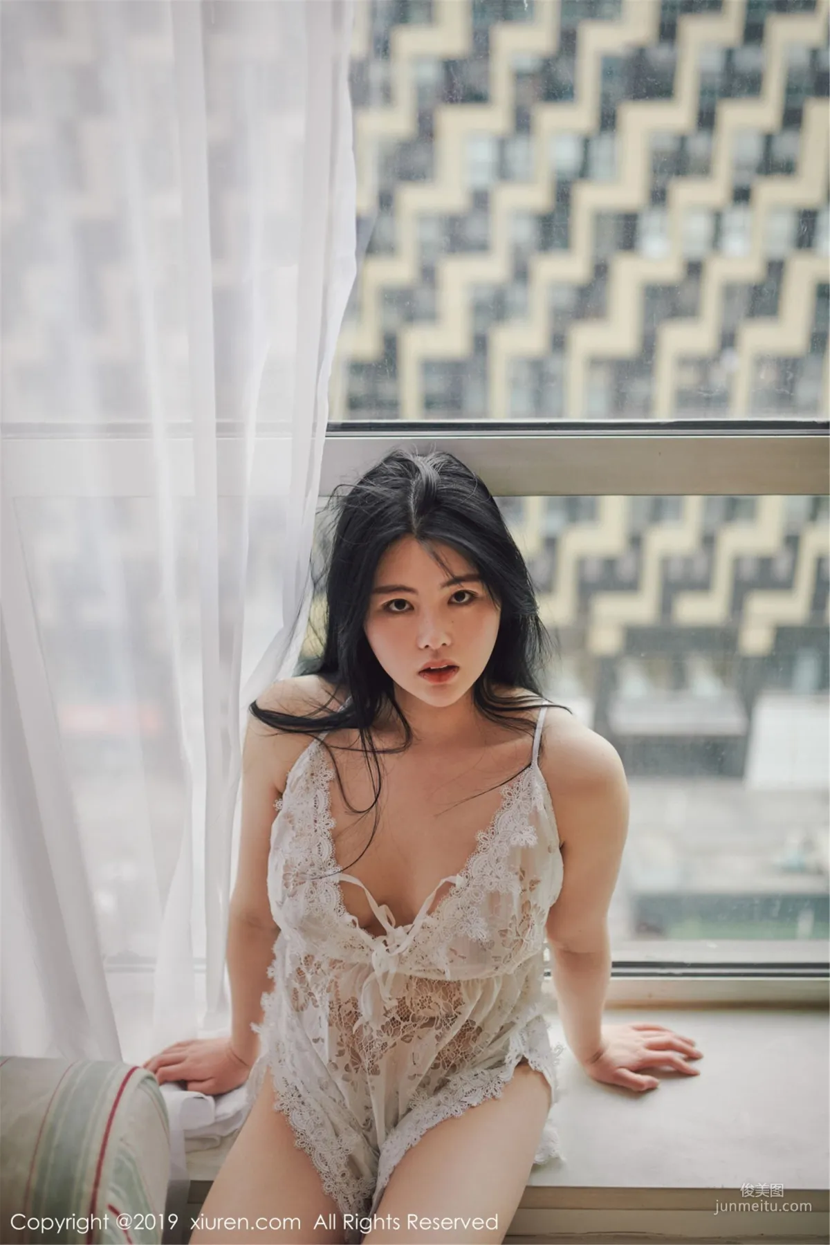 Na Lu, Hollow-Out Lingerie + Nurse Uniform Roleplay [XiuRen] No.1468 Photo Set photo 19