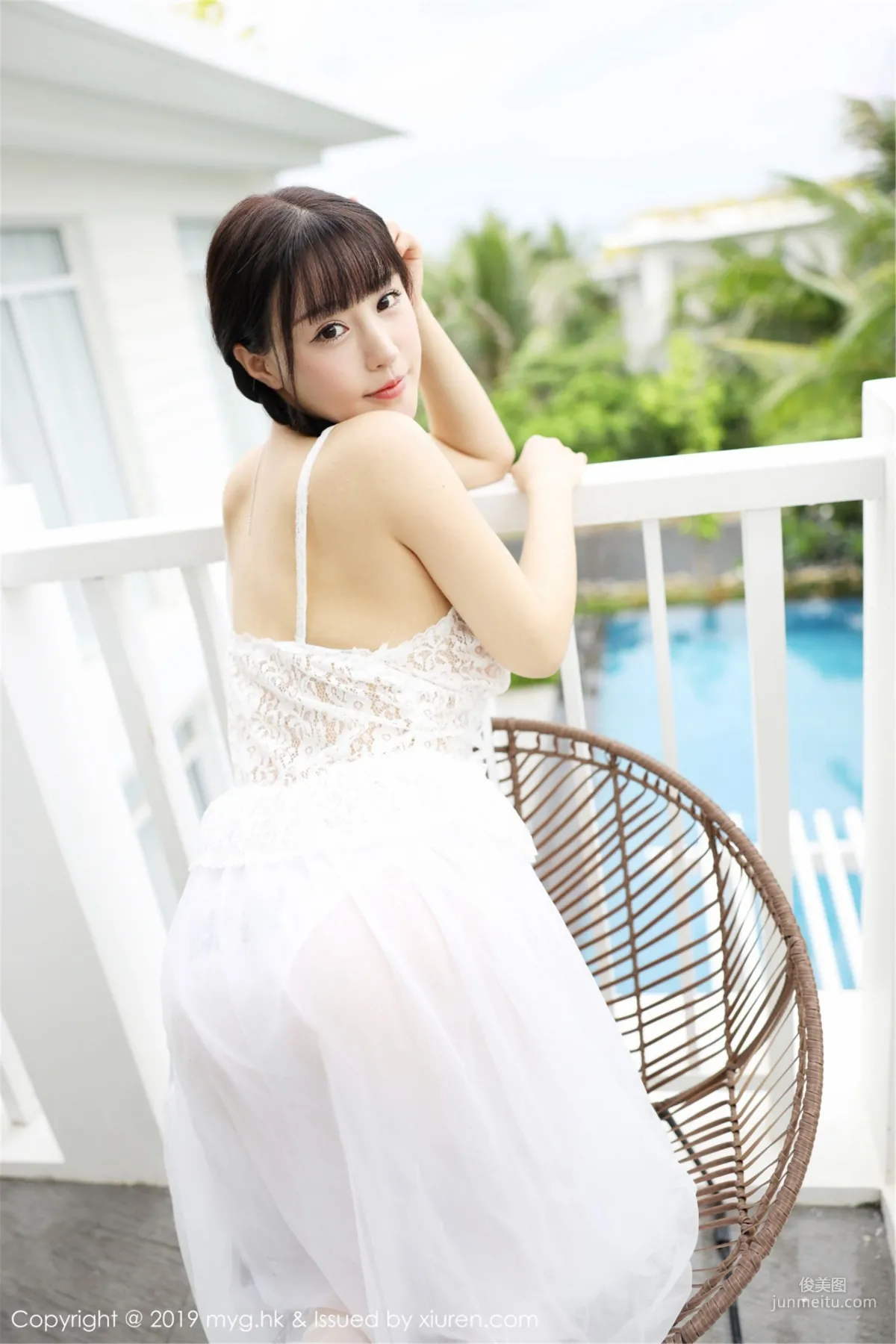 Flower Barbie Keer Fresh and Cute Yet Sexy and Alluring Clothing Series [MyGirl] Vol.360 Photo Set photo 33