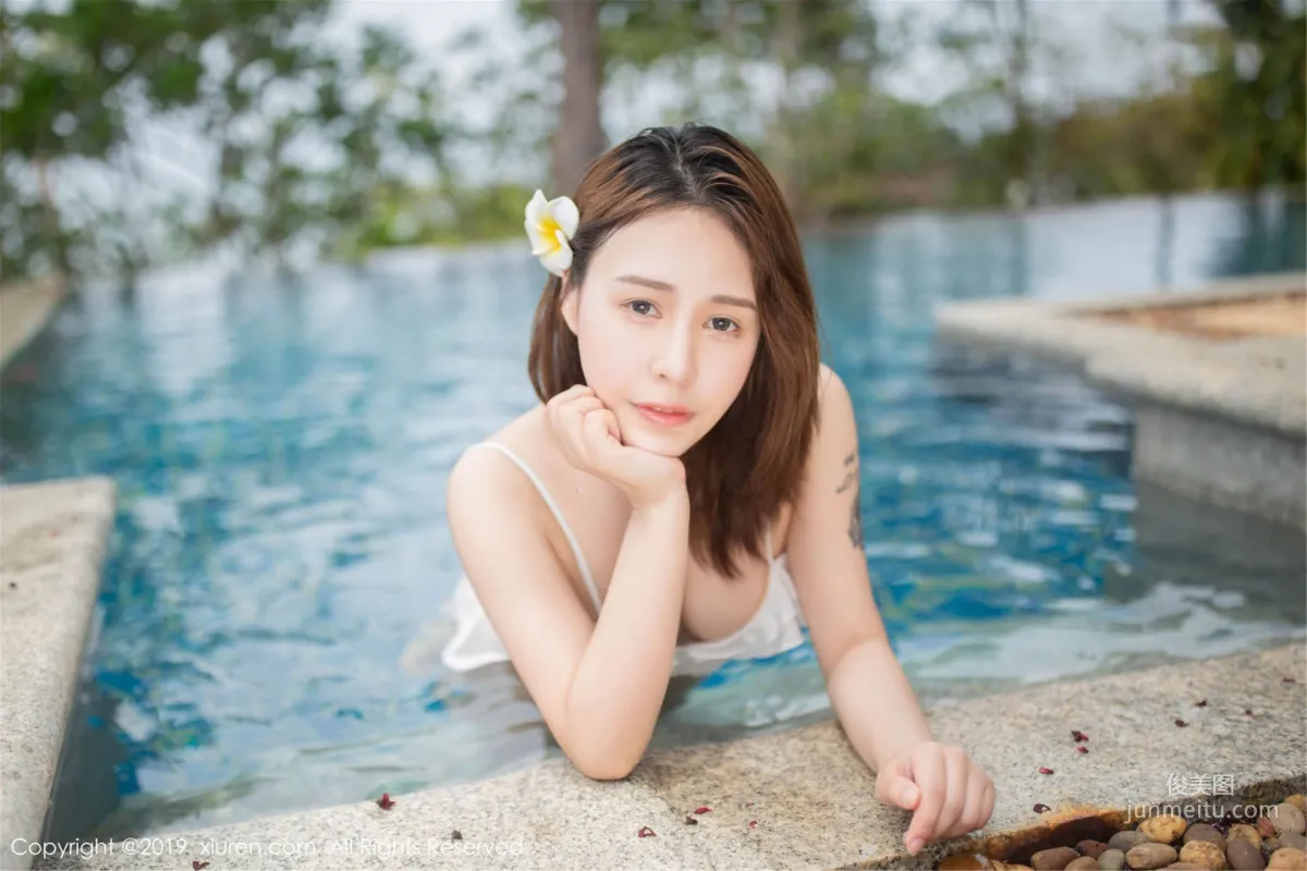Evelyn Ai Li, See-Through Thin Gauze Lingerie Private Shoot Charm [XiuRen] No.1514 Photo Set photo 33