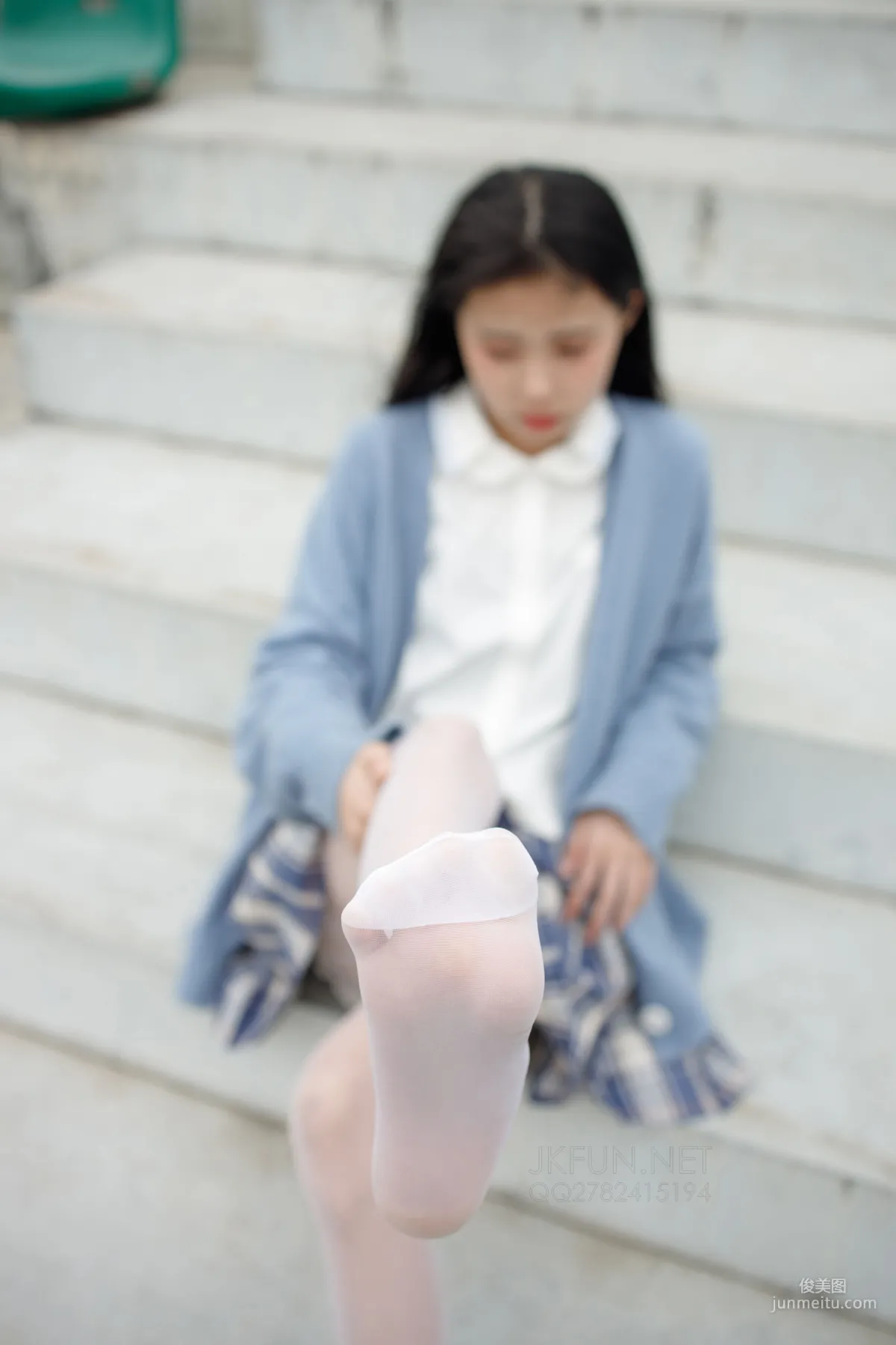 甜米《春遊》 [森蘿财團] JKFUN-003 蘿莉絲襪寫真集 95