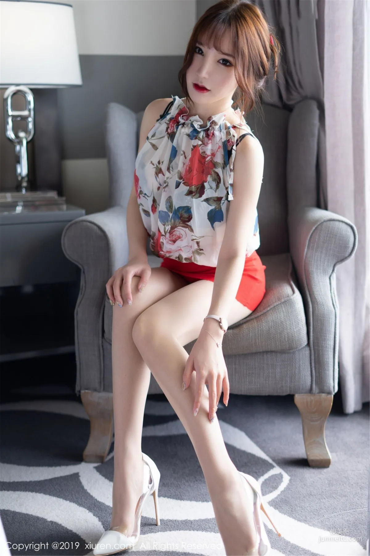 Zhou Yuxi Sandy Snow-White Skin and Graceful Body [XiuRen] No.1499 Photo Set photo 6