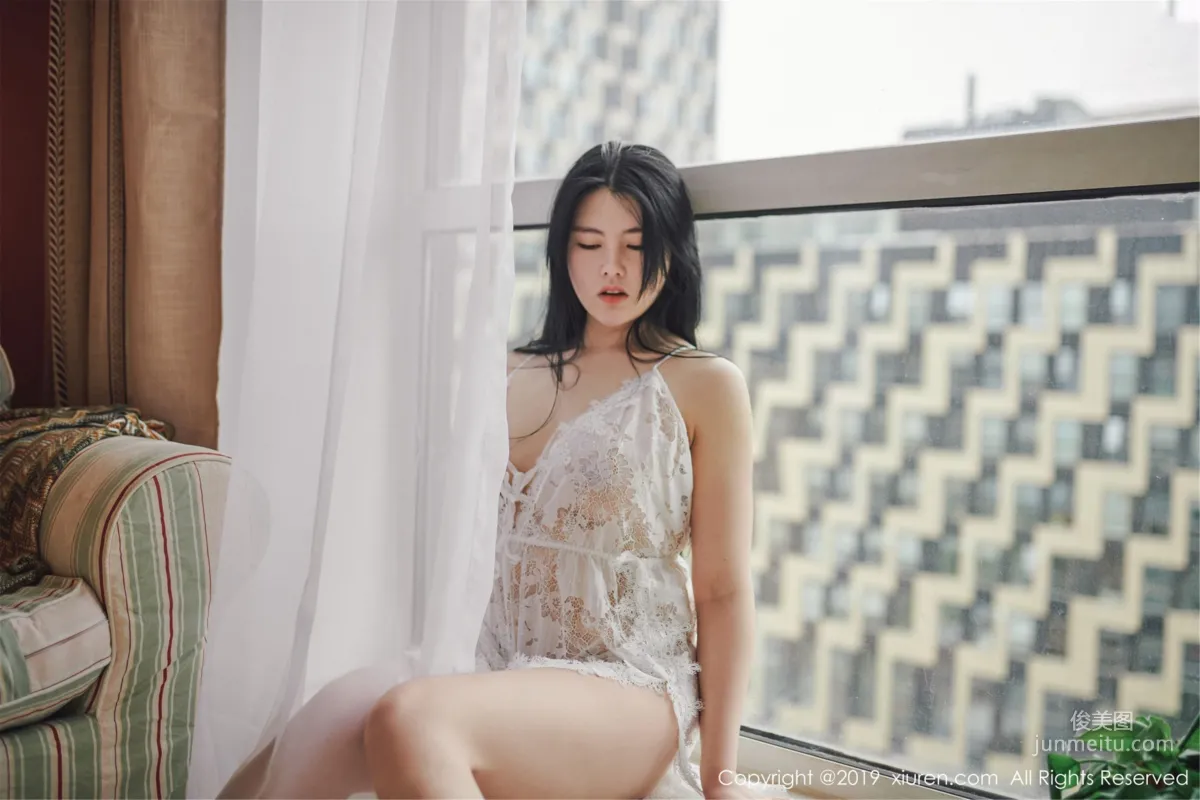 Na Lu, Hollow-Out Lingerie + Nurse Uniform Roleplay [XiuRen] No.1468 Photo Set photo 13