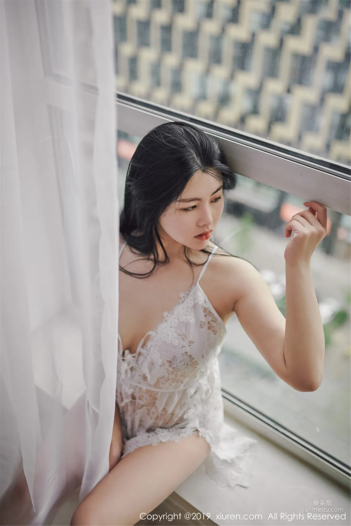 Na Lu, Hollow-Out Lingerie + Nurse Uniform Roleplay [XiuRen] No.1468 Photo Set photo 15