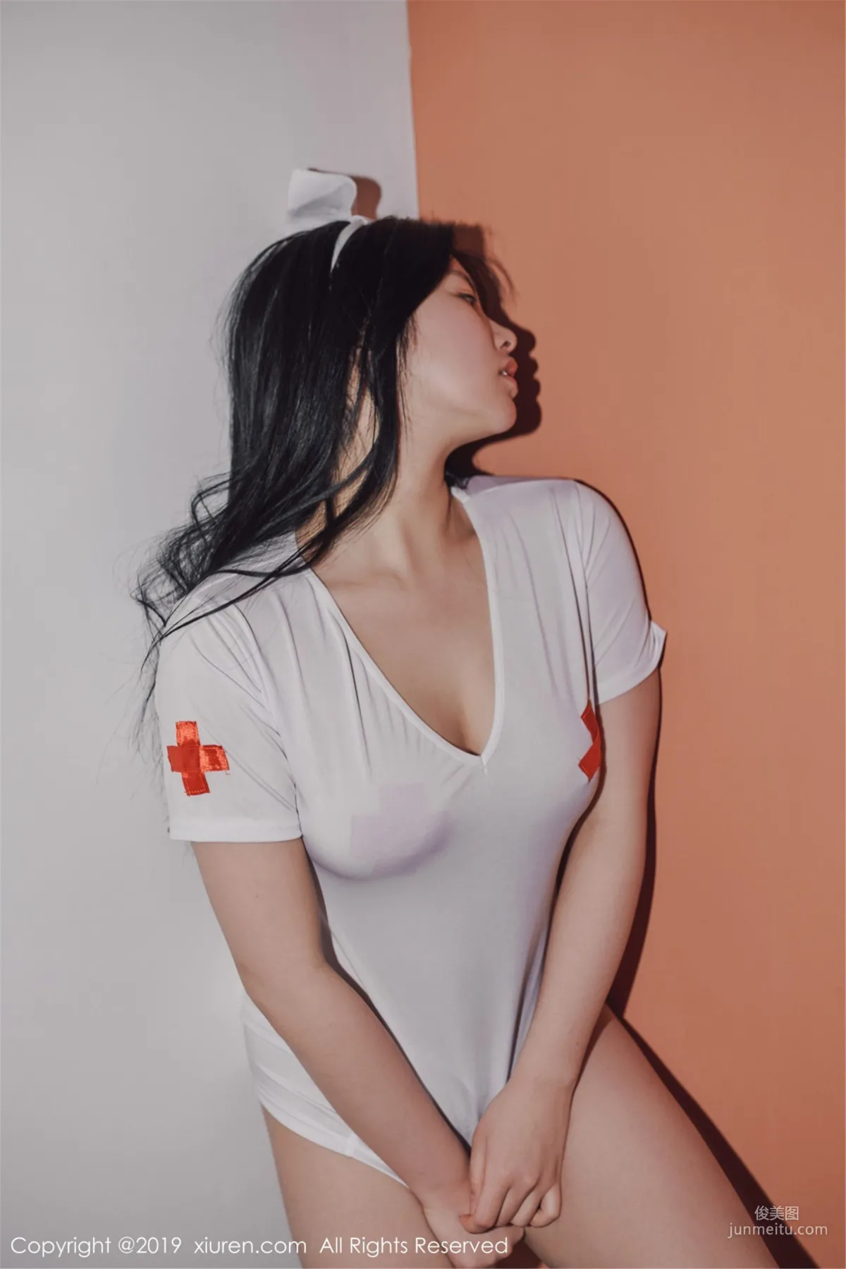 Na Lu, Hollow-Out Lingerie + Nurse Uniform Roleplay [XiuRen] No.1468 Photo Set photo 33