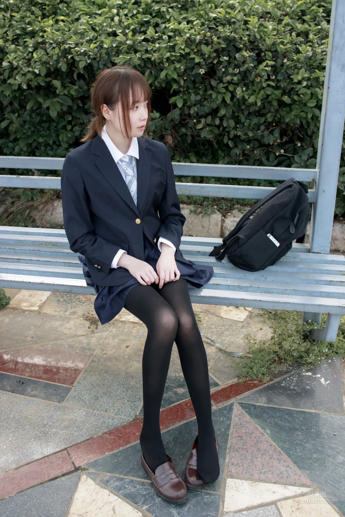 Aika《日系黑丝》 [森萝财团] JKFUN-006 写真集107