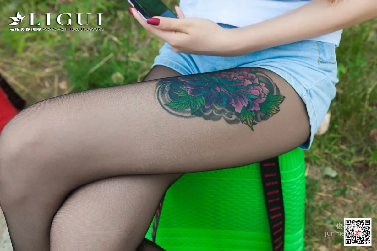 Huanbao Tianshi, Environmental Angel [Ligui] Beautiful Legs and Silk Feet Photo Set photo 44