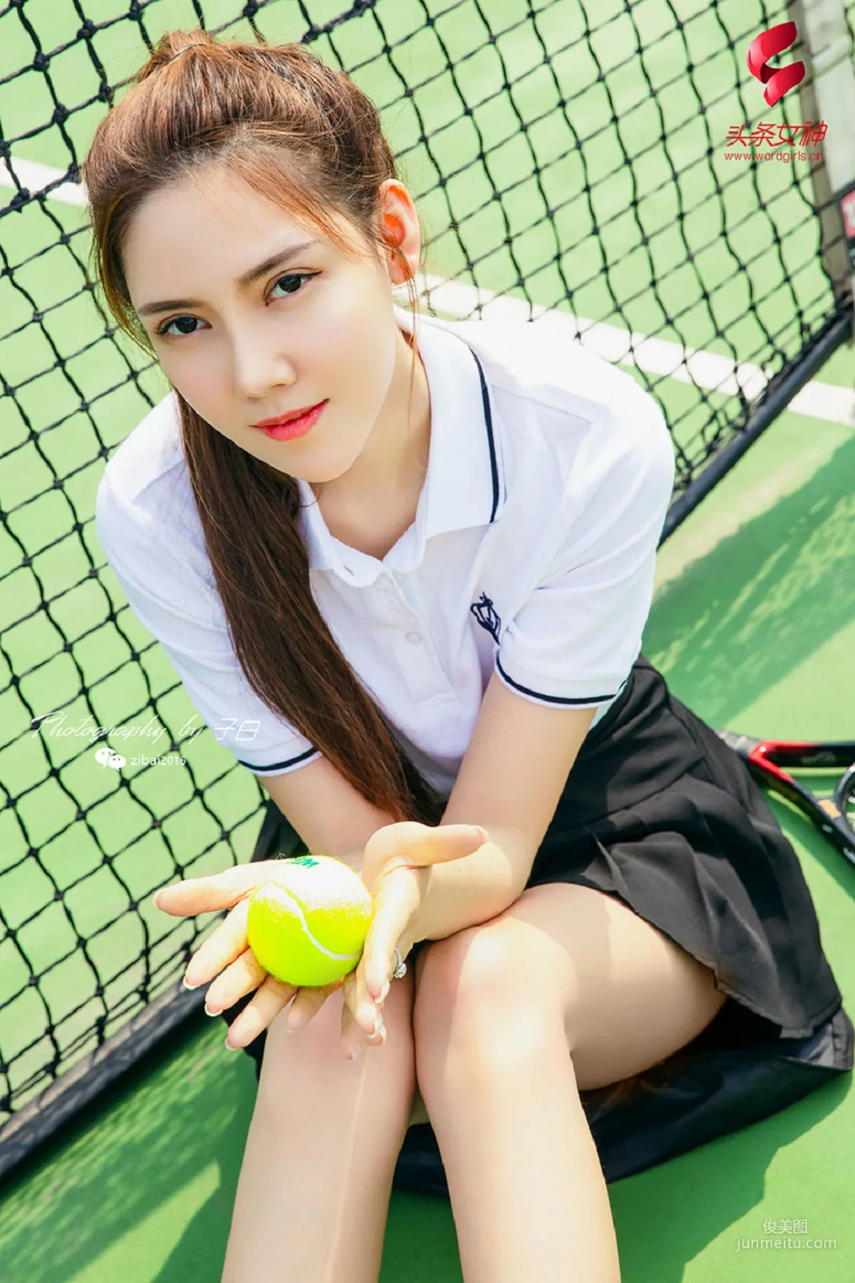 Sha Lun, I Am a Tennis Beauty [TouTiao Goddess] Photo Set photo 4