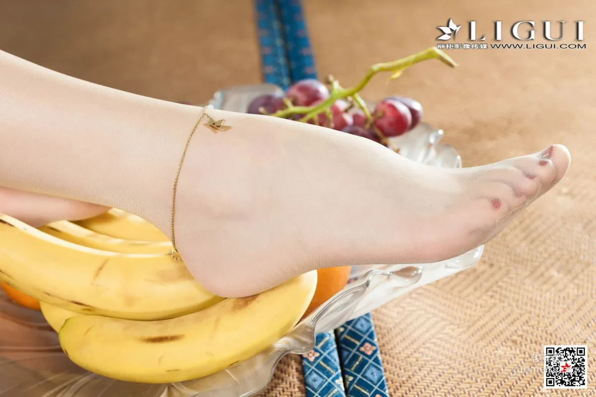 Tu Zi 'Kimono Fruit Silk Feet Seduction' [Ligui] Stockings and Jade Feet Photo Set photo 100