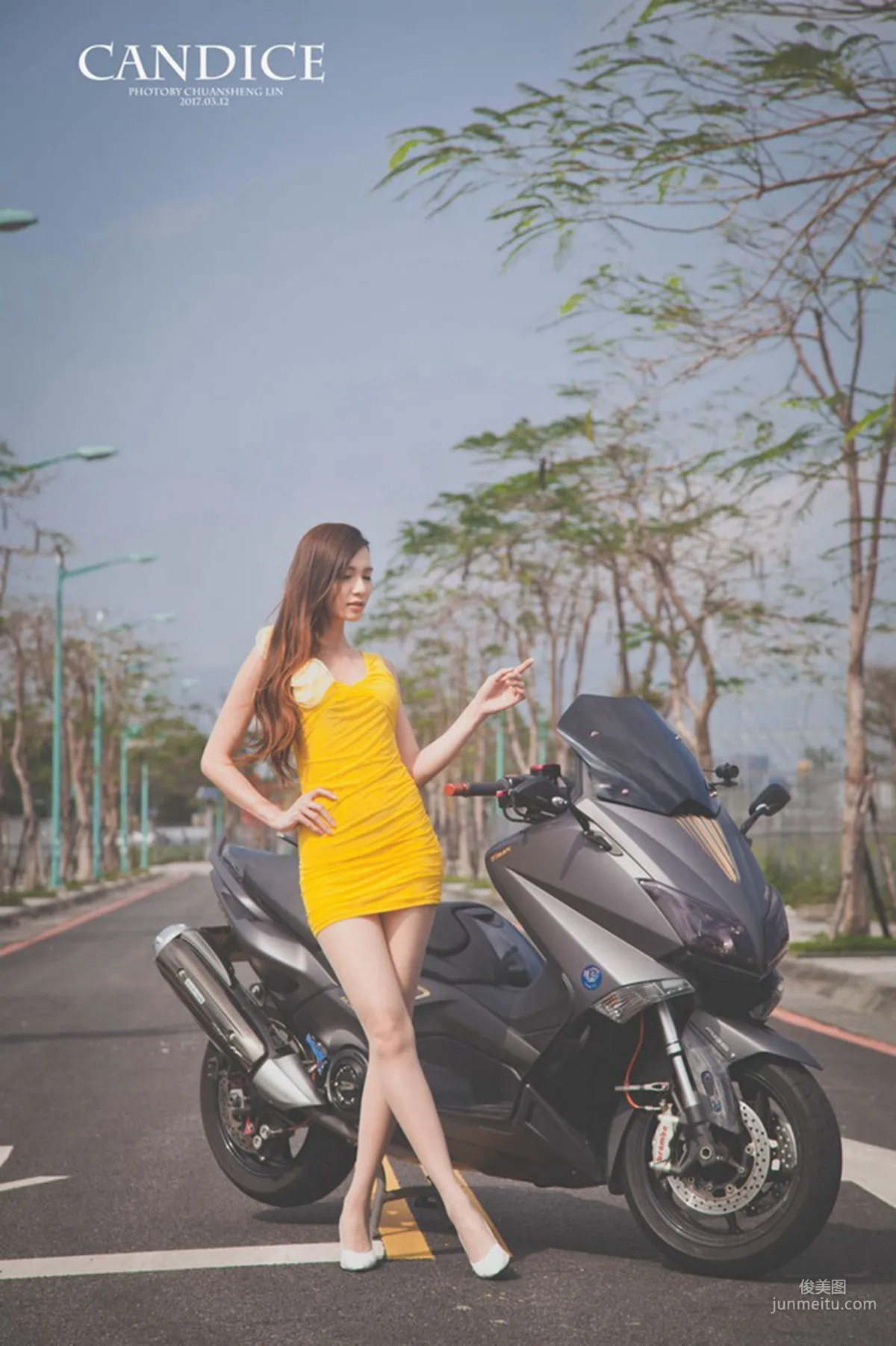 蔡译心Candice《动感时尚机车女郎》 [台湾女神] 写真集72