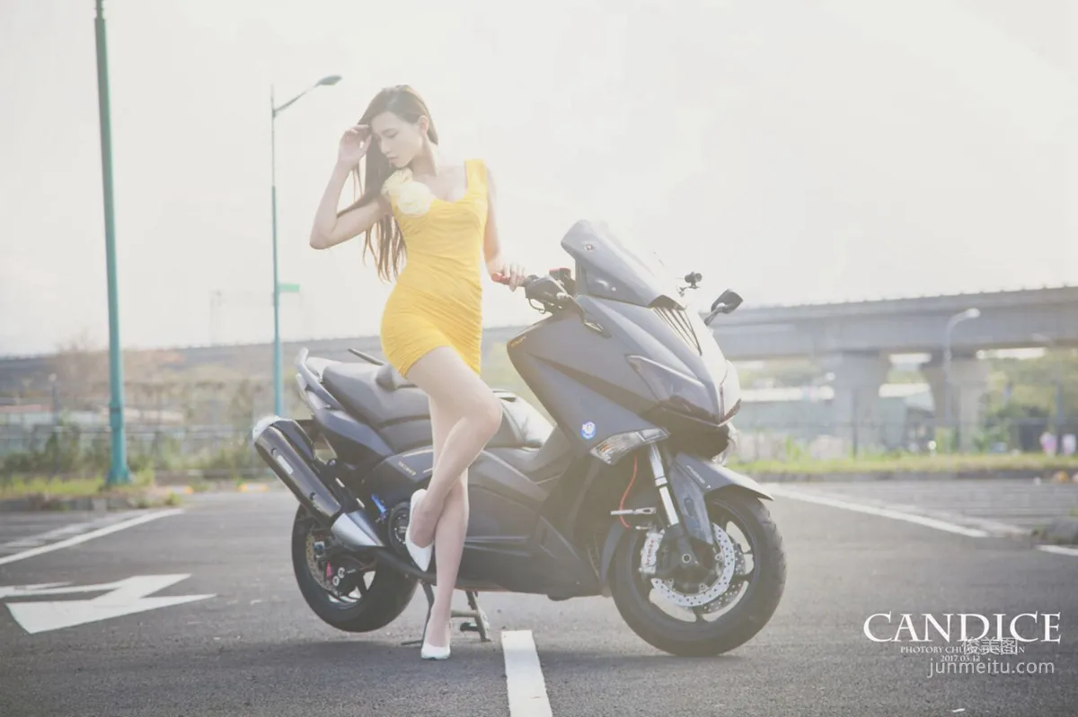 蔡译心Candice《动感时尚机车女郎》 [台湾女神] 写真集4