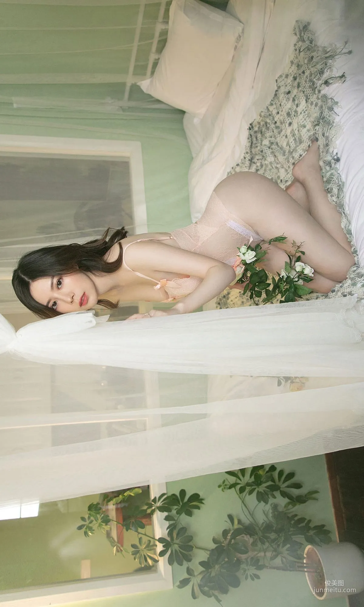 Bai Ruxue Mint Color Love [Ugirls App] No.1512 Photo Set photo 35