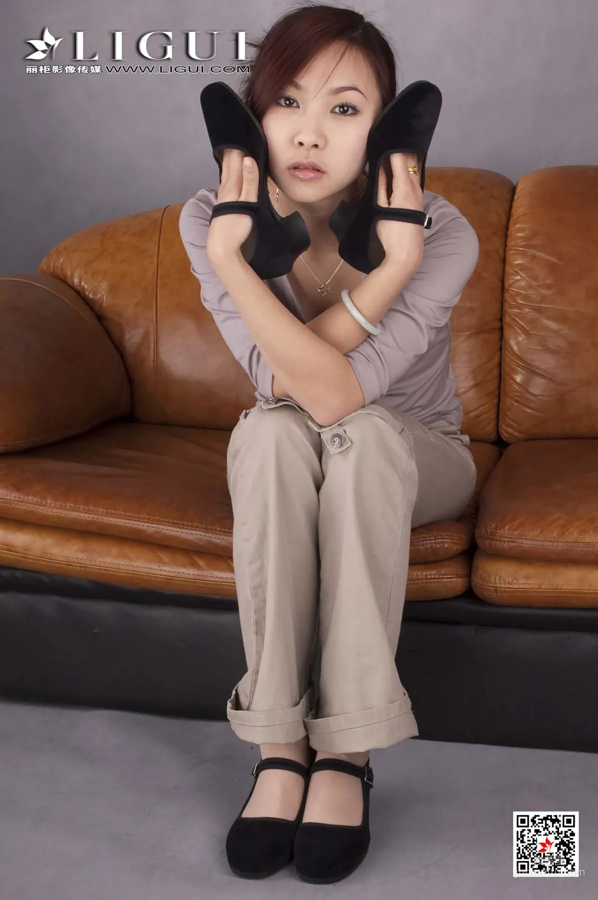 雅诗《复古美脚》 [丽柜Ligui] 网络丽人 写真集63