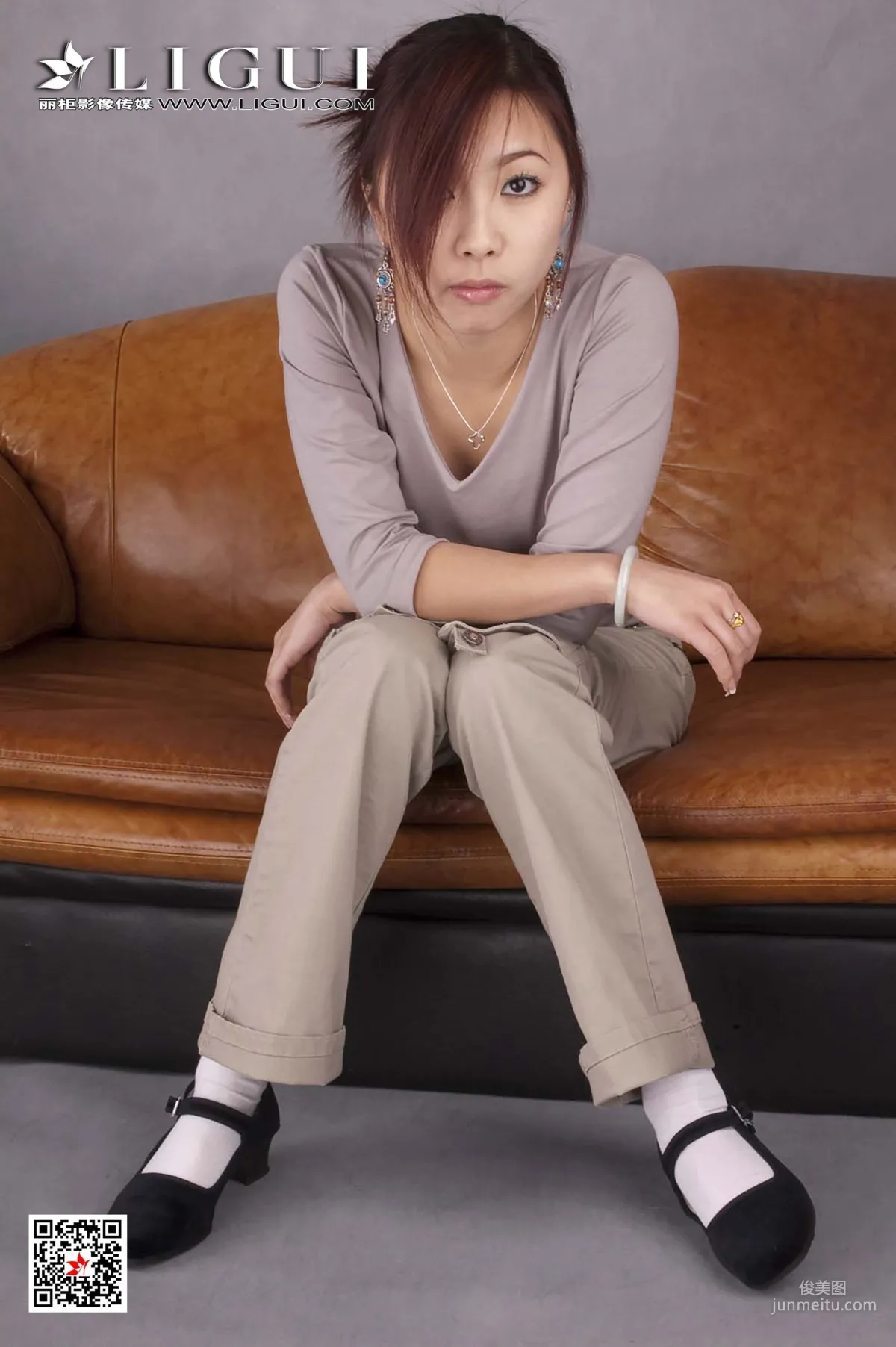 雅诗《复古美脚》 [丽柜Ligui] 网络丽人 写真集72