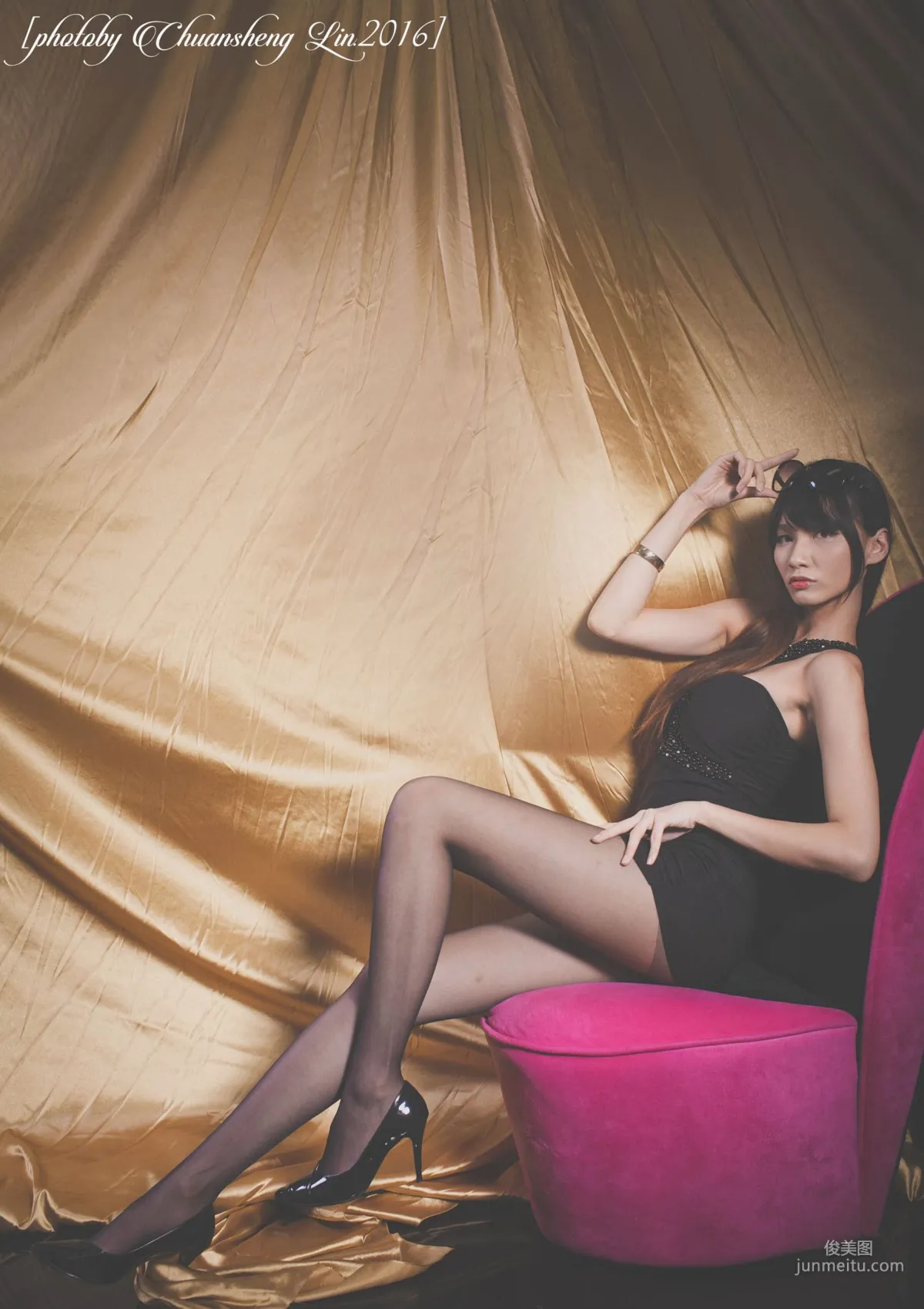 Cai Yixin Candice 'Black Stockings Glasses Girl' [Taiwan Beauties] Photo Set photo 9