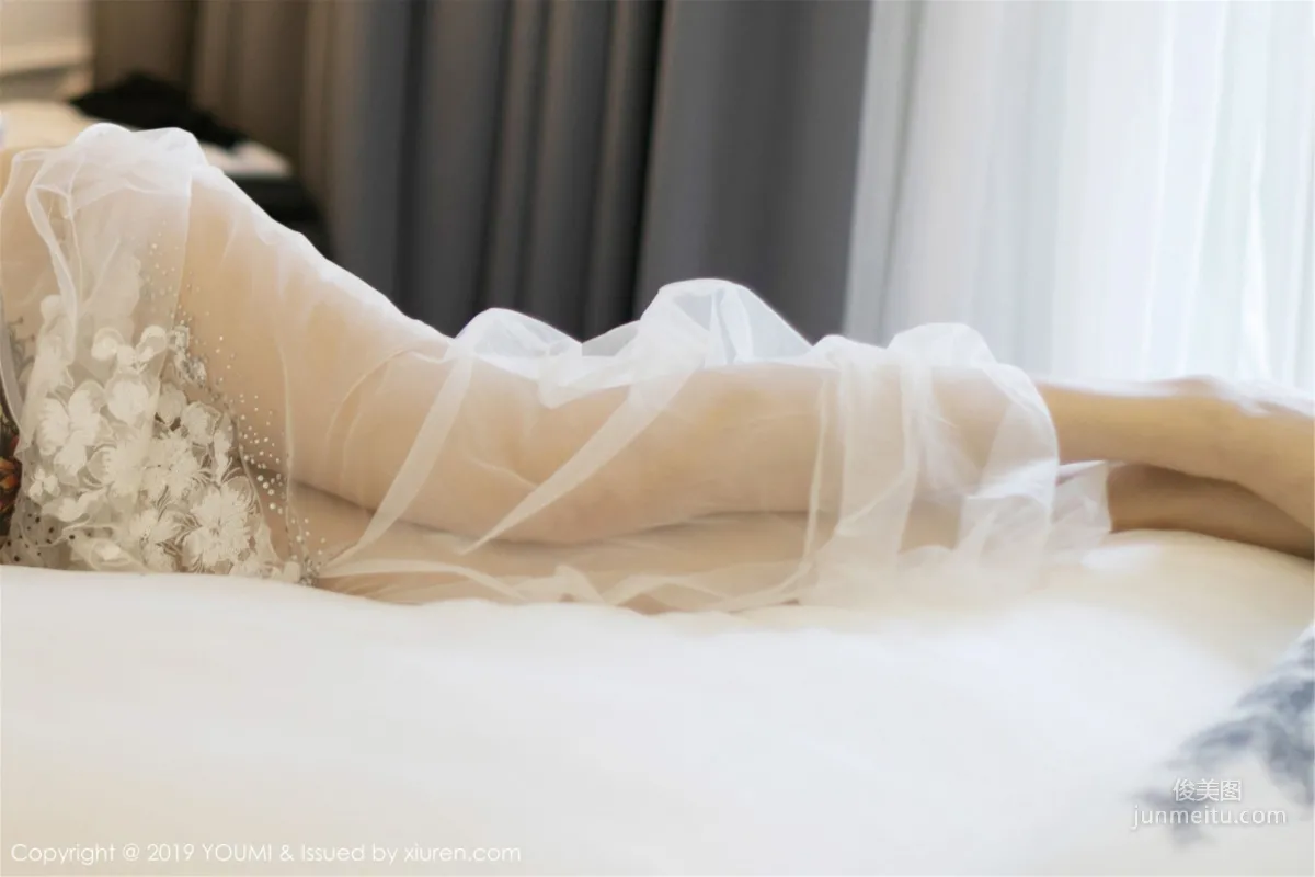 Huang Leran, The Most Enchanting Black Stockings and Beautiful Hollow-Out Chiffon [YouMi] Vol.331 Photo Set photo 33